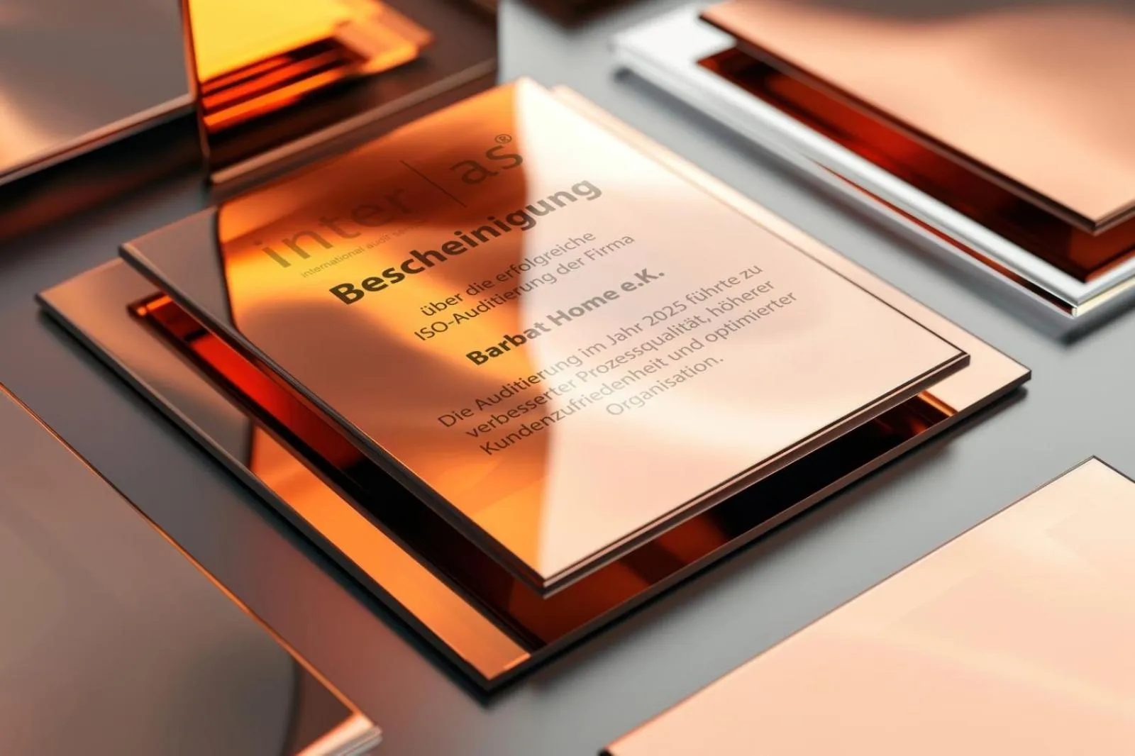 Certificate/Award in Ferienwohnung im Hamburger Straße-2