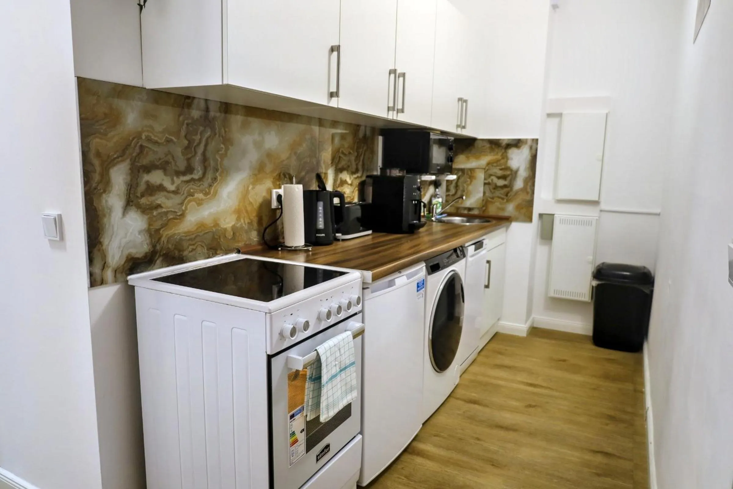 Coffee/tea facilities in Ferienwohnung im Hamburger Straße-2