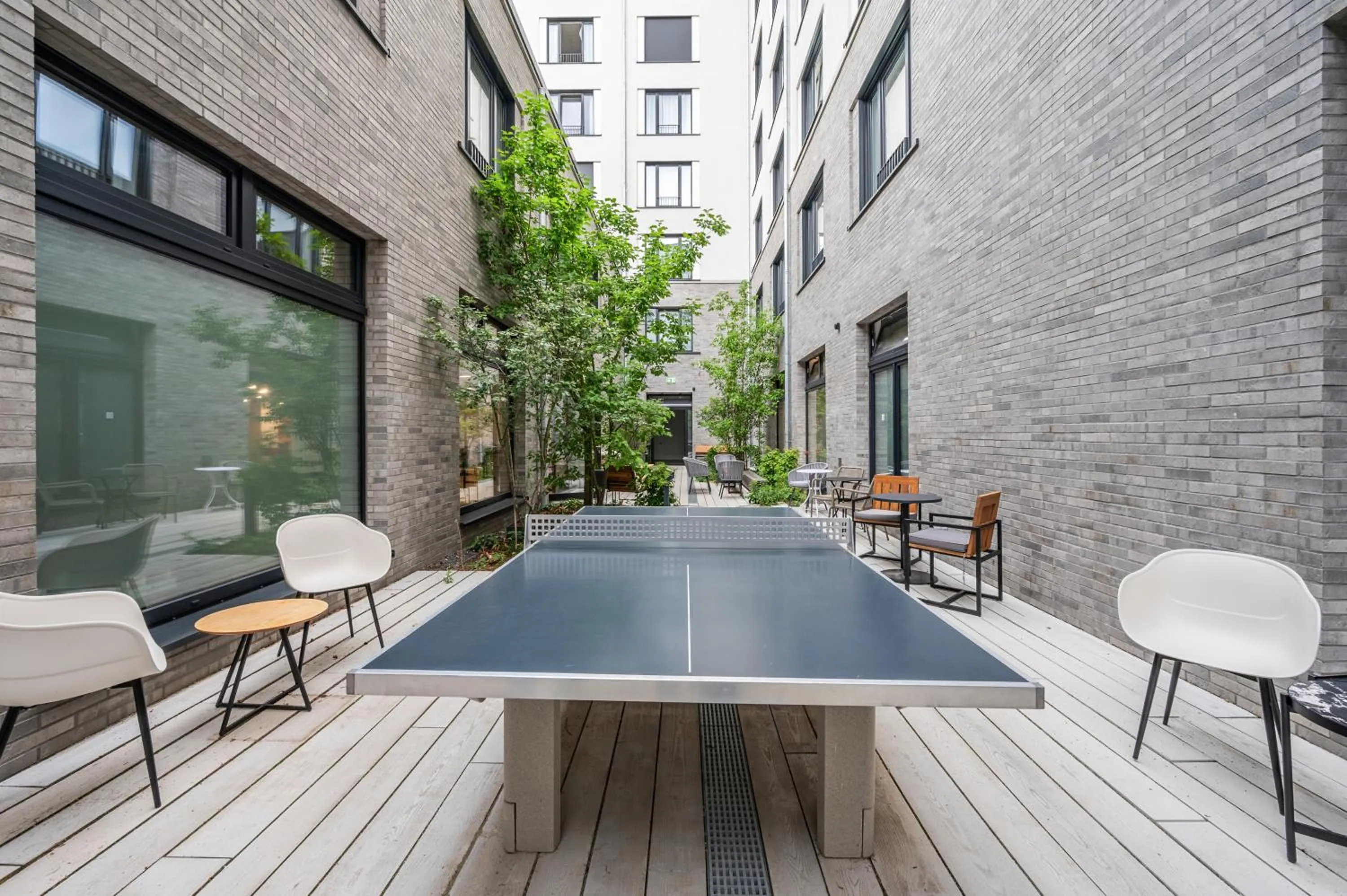 Inner courtyard view in Habyt-The Waterfront