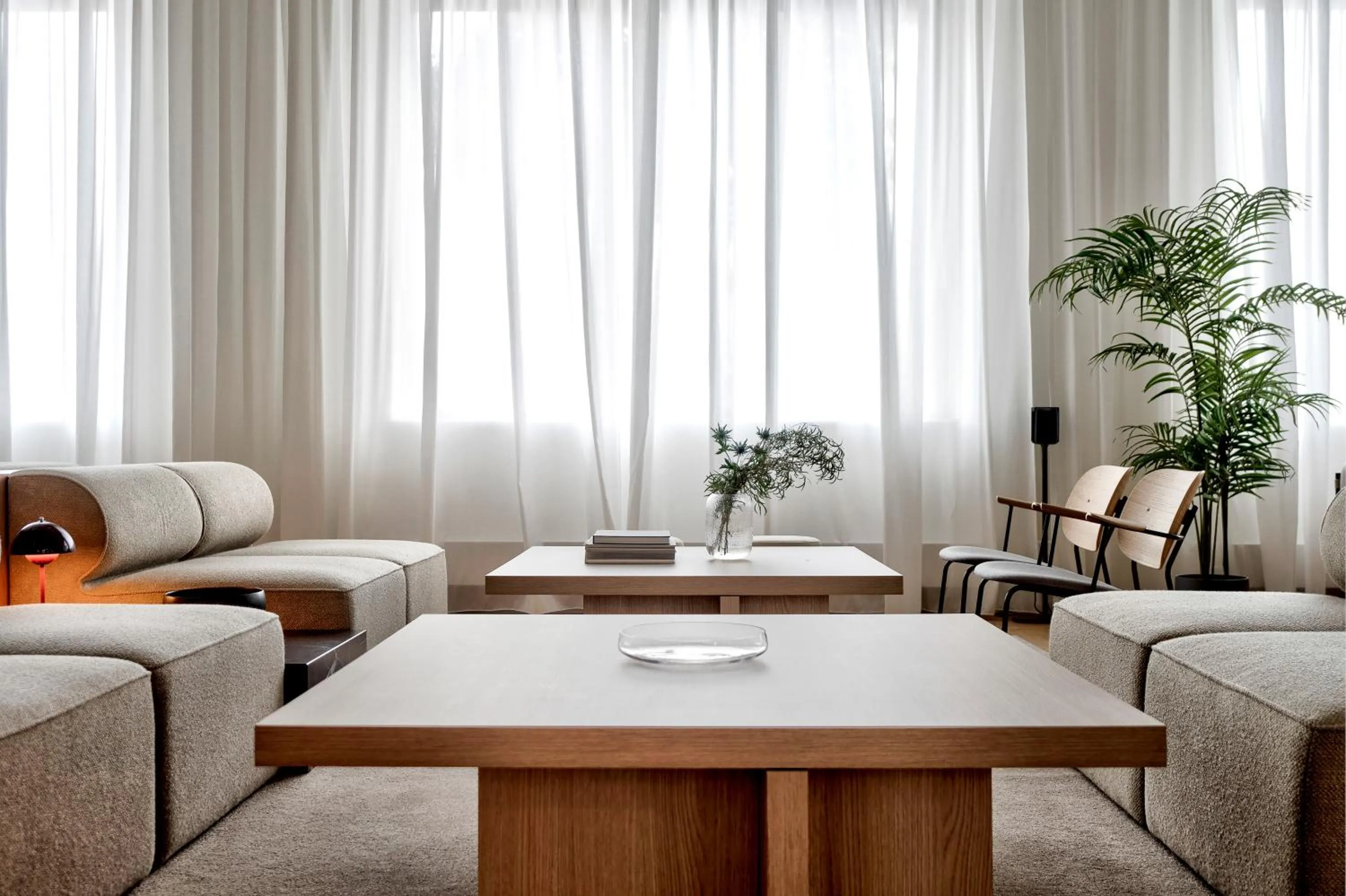 Seating area in Habyt-The Waterfront