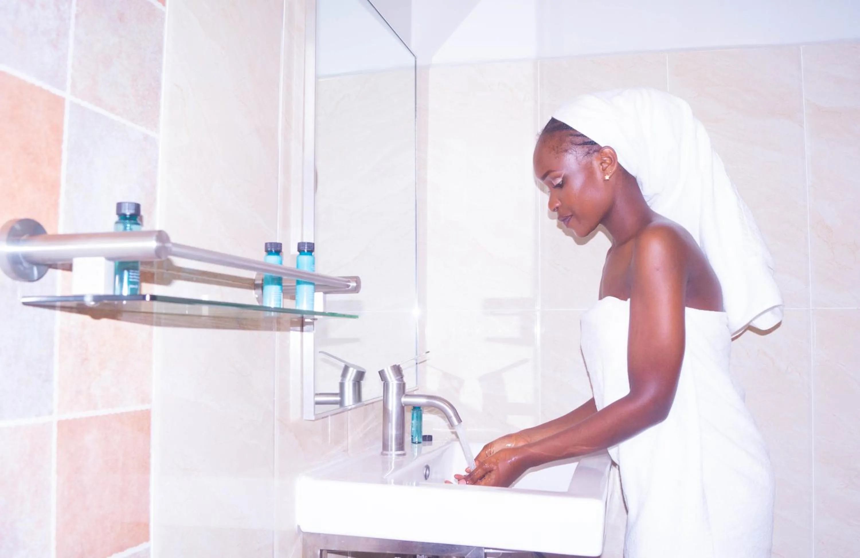 Shower in The Candela Hotel