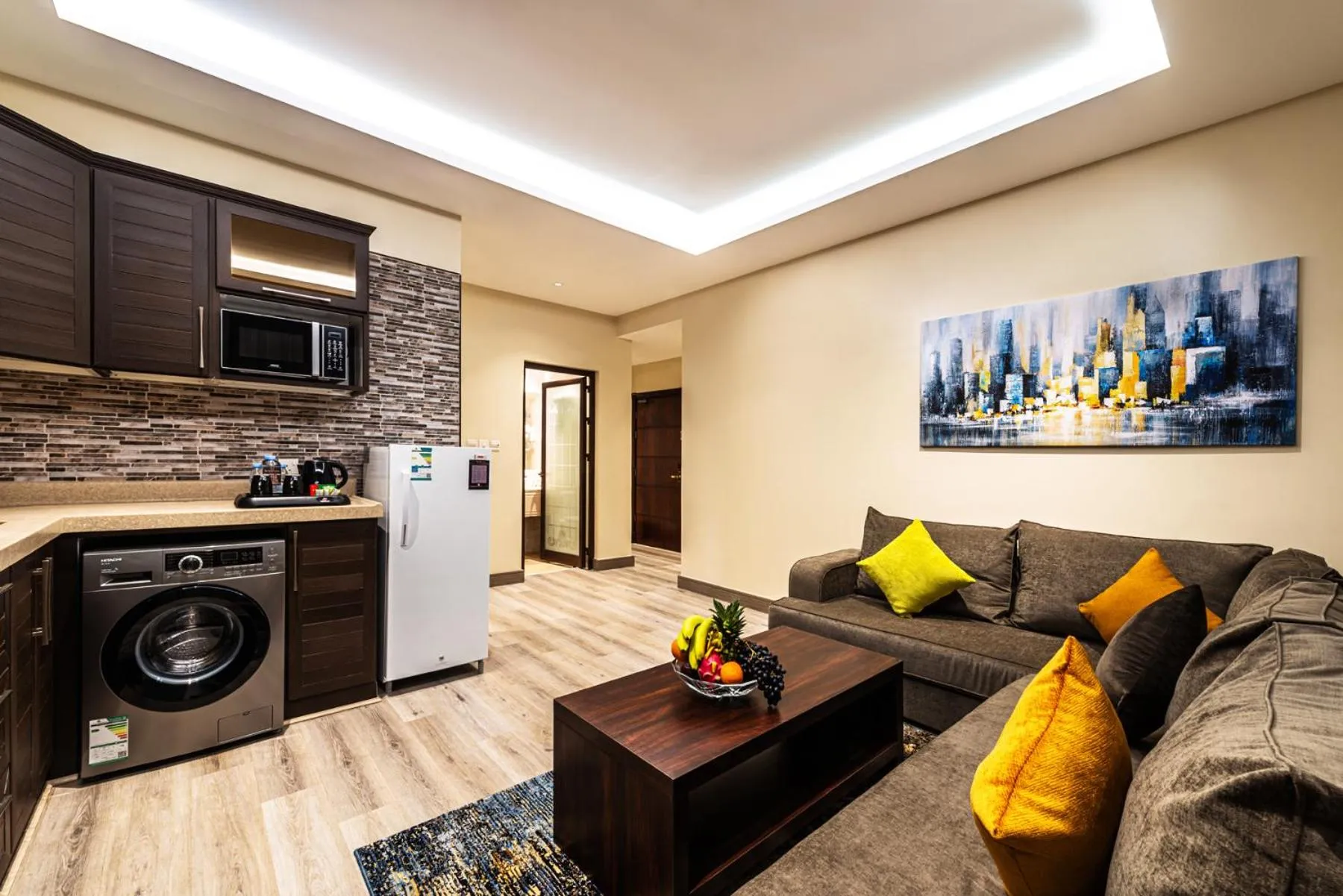 Kitchen or kitchenette in Beach View Hotel