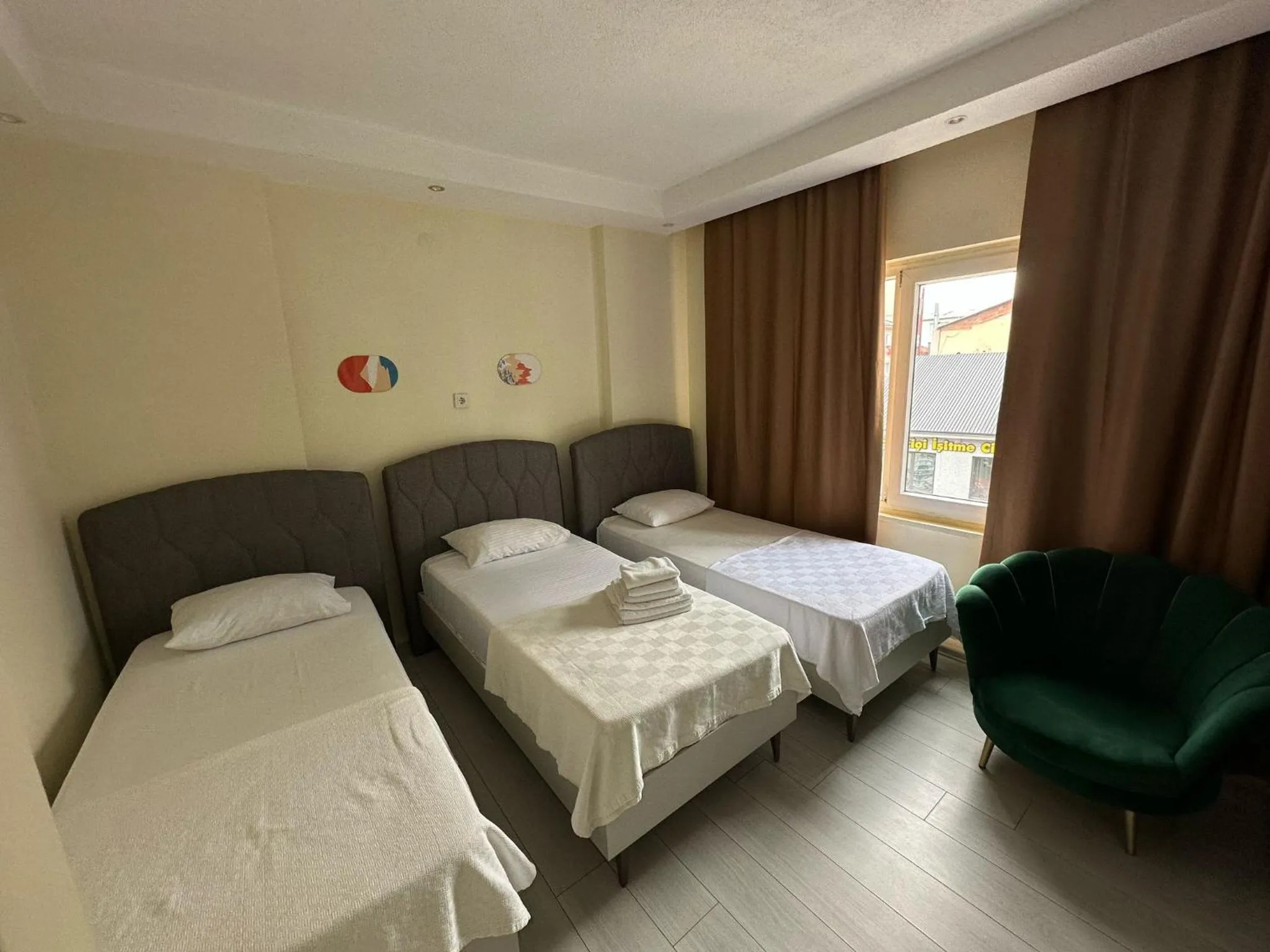 Bed in NAVAL HOTEL YALOVA
