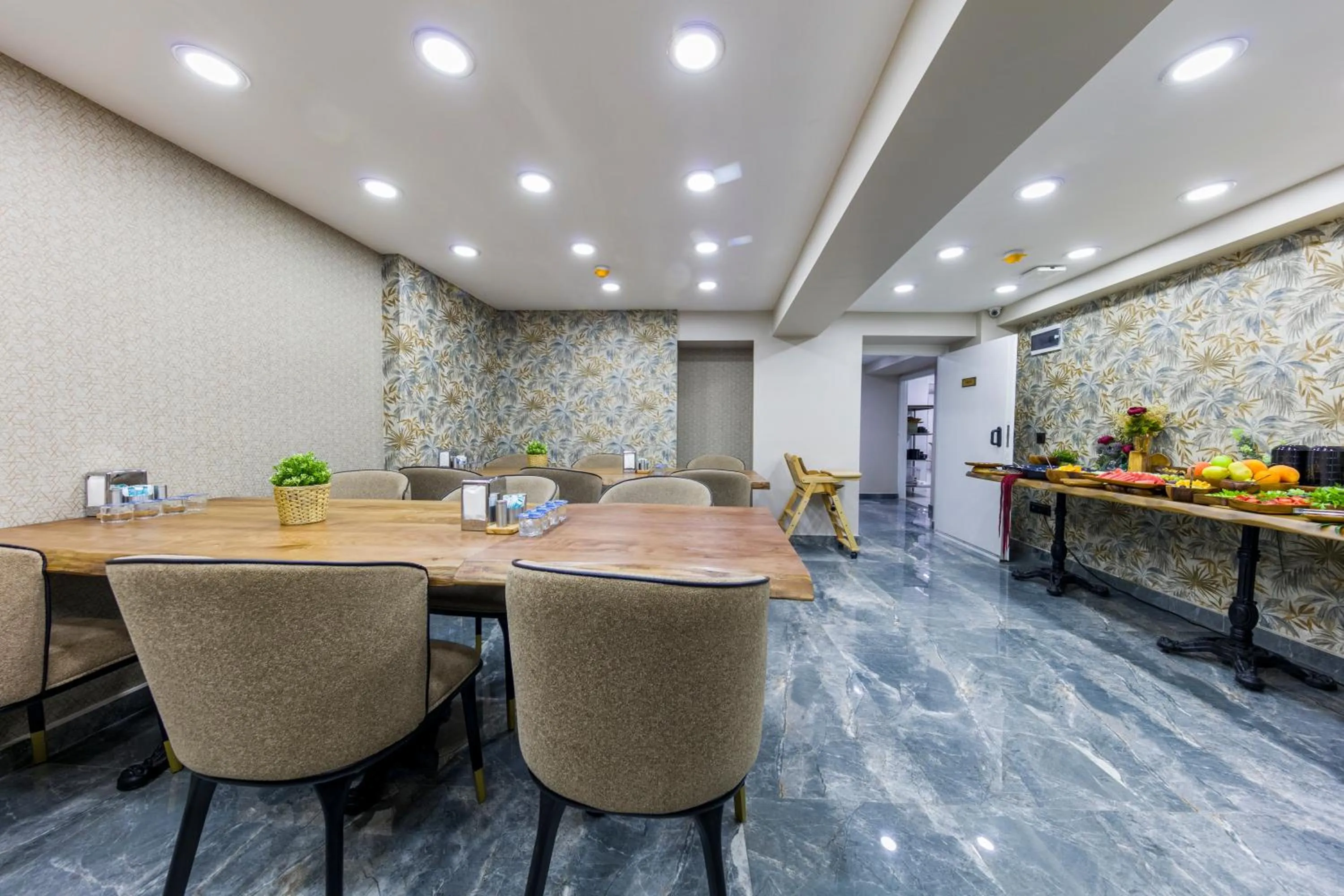 Seating area in Golden Bazaar hotel