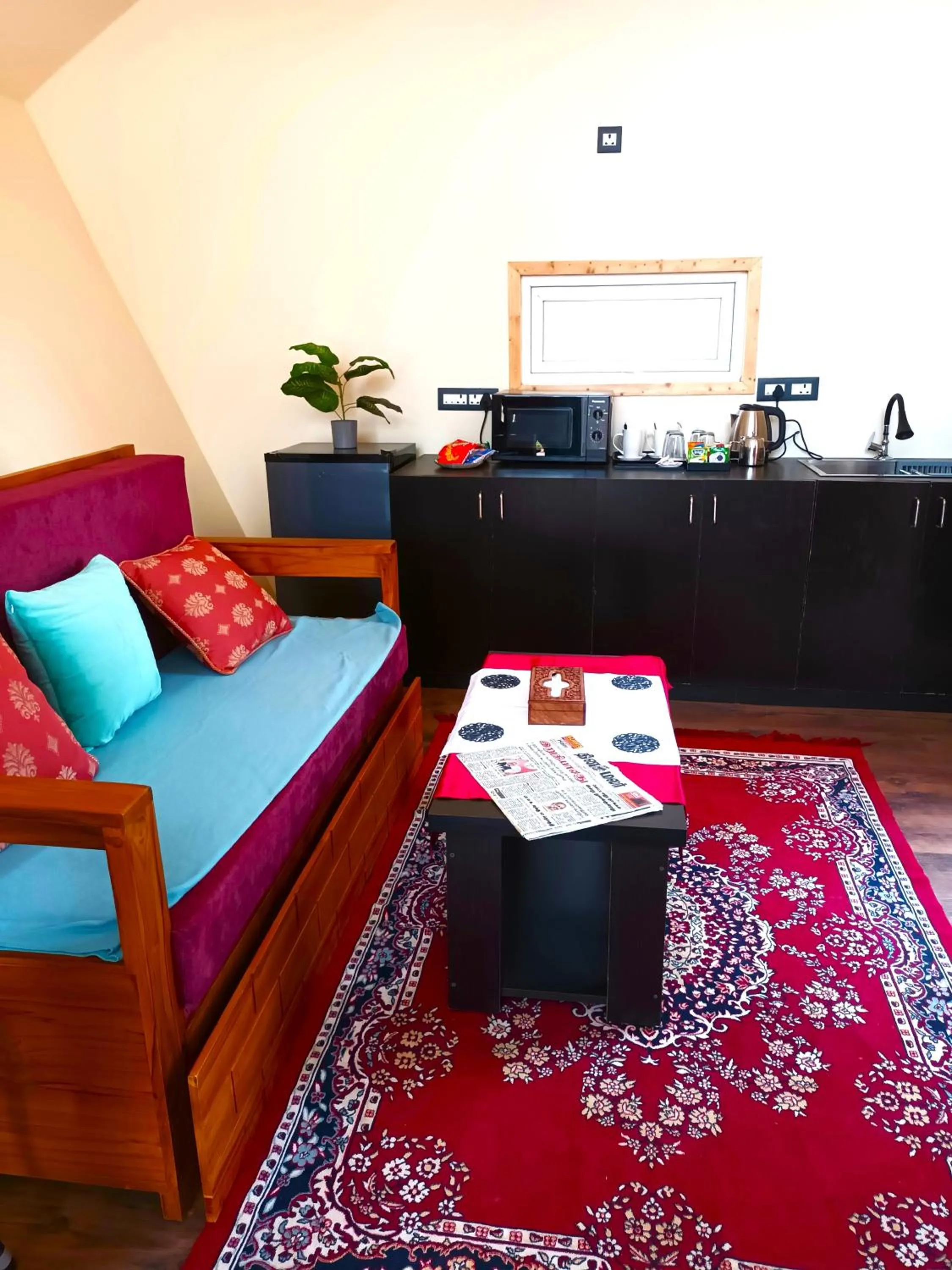 Seating area in Chan Beach Resort & Hotel