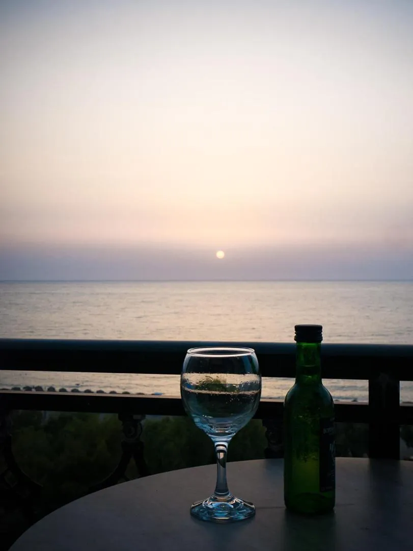 Balcony/Terrace in Elegant Beach Hotel