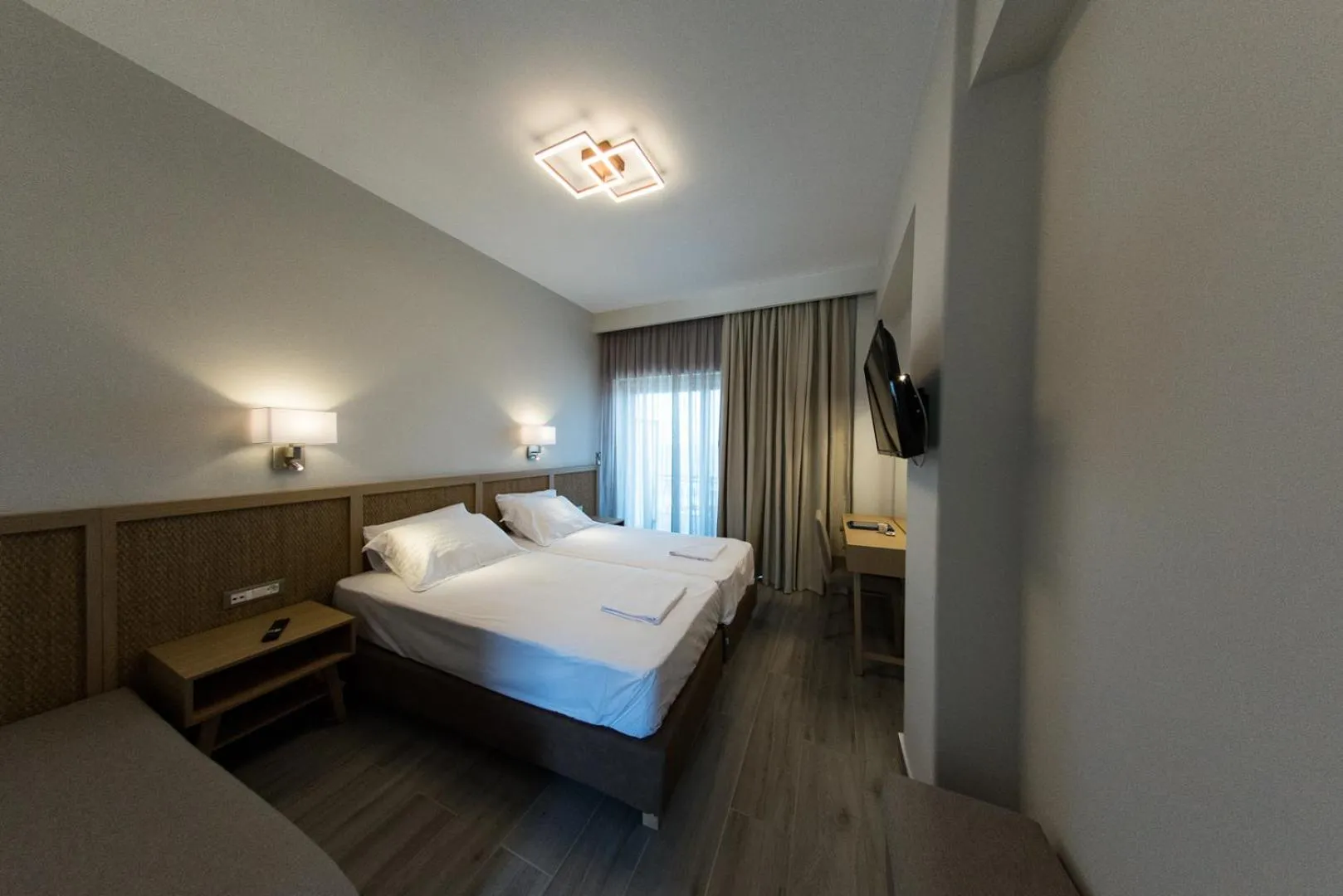 Bed in Elegant Beach Hotel