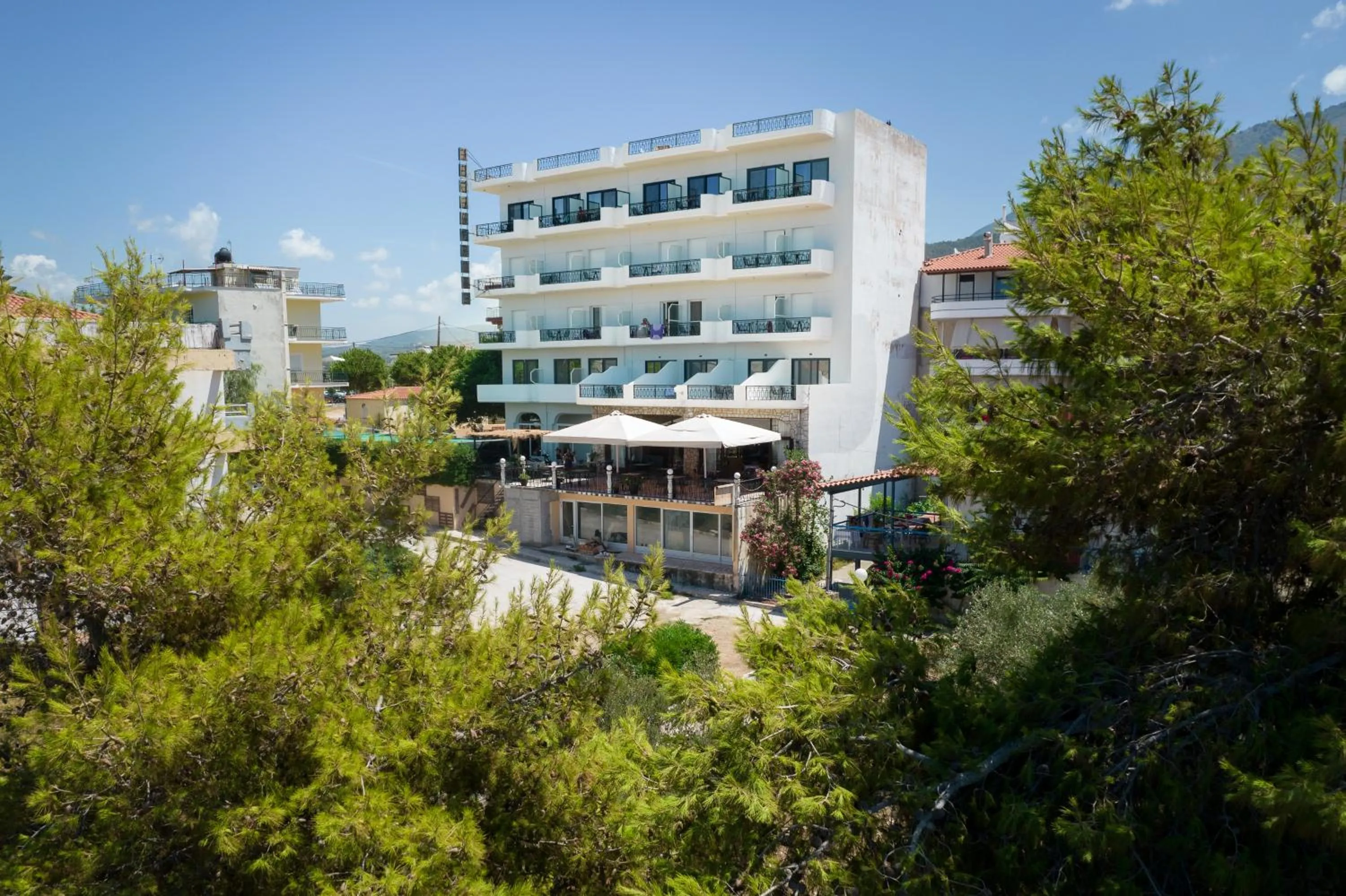 Property building in Elegant Beach Hotel