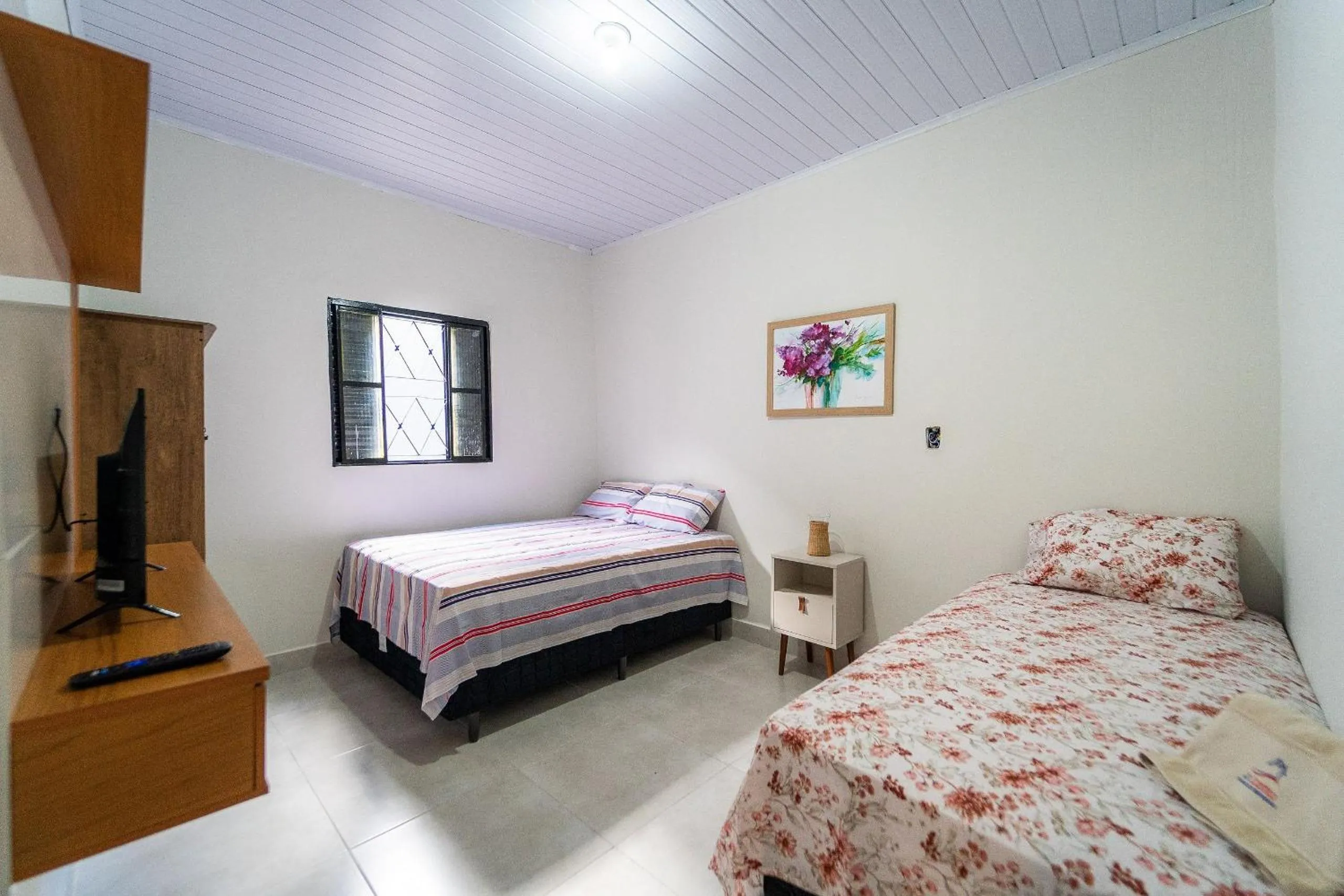 Bedroom, Bed in Apartamentos 1Qto, Cozinha Completa, até 4 hospedes Jr Catito