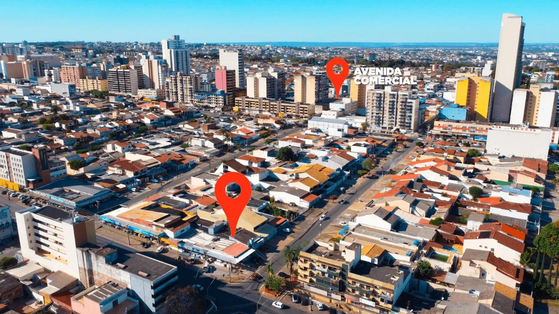 Bird's eye view in Apartamentos 1Qto, Cozinha Completa, até 4 hospedes Jr Catito