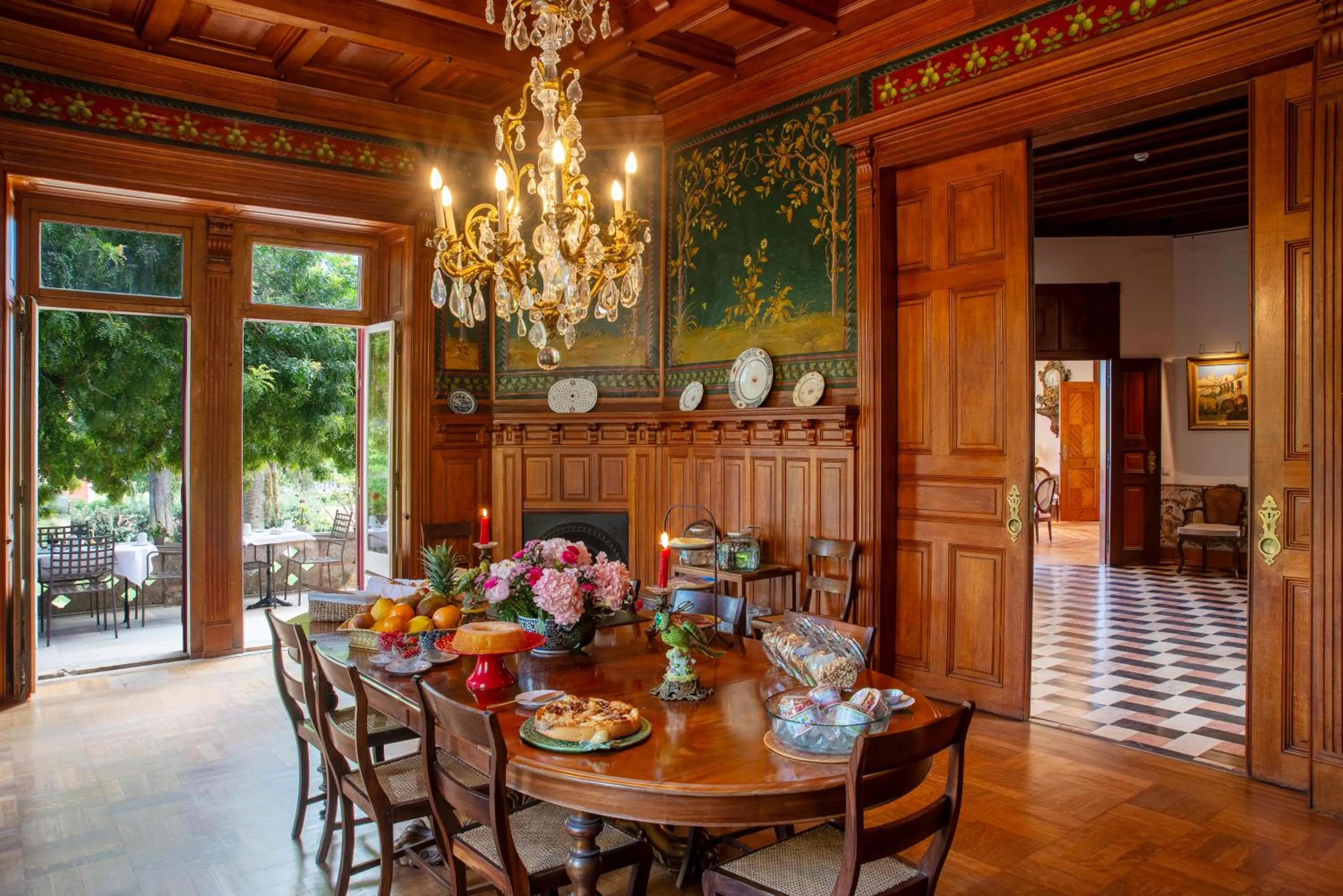 Balcony/Terrace in Chalet Ficalho