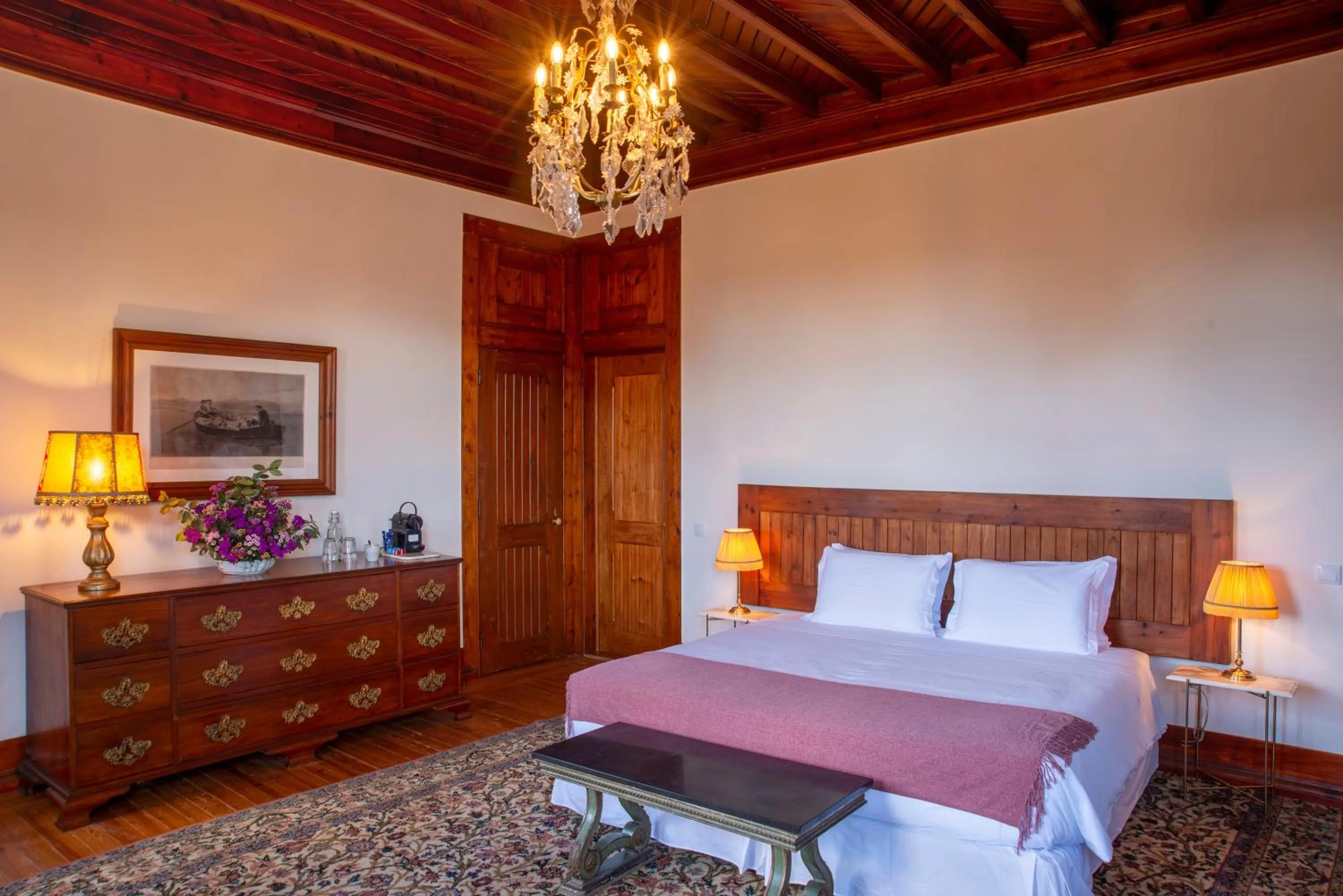 Bed in Chalet Ficalho