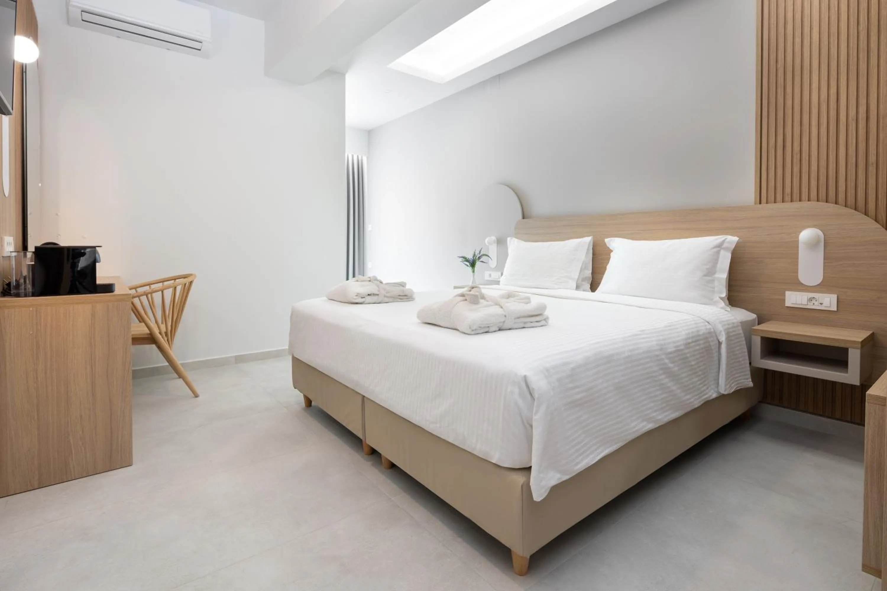 Bed in Epavli Grace Hotel