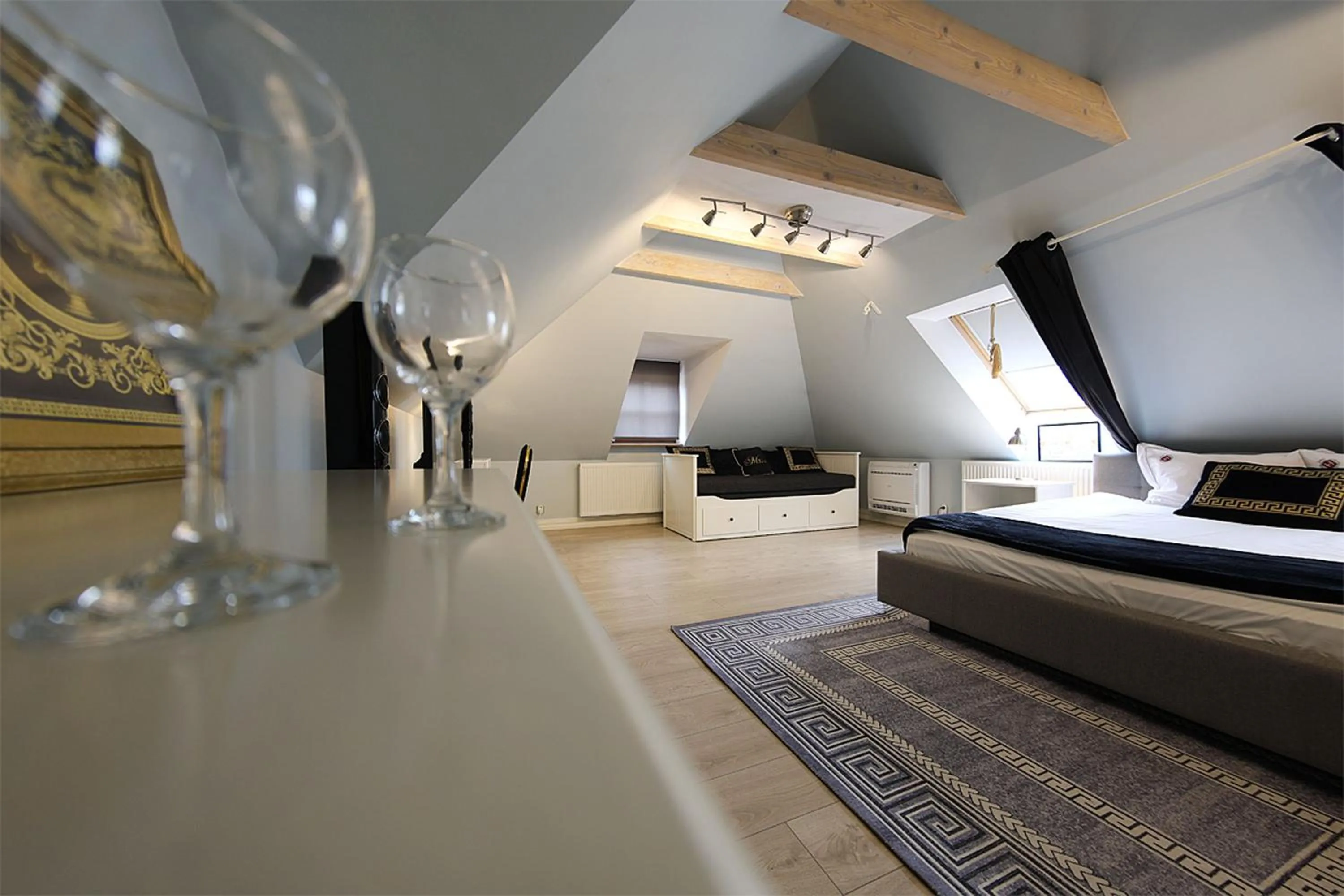 Bed in Hotel Jarosław