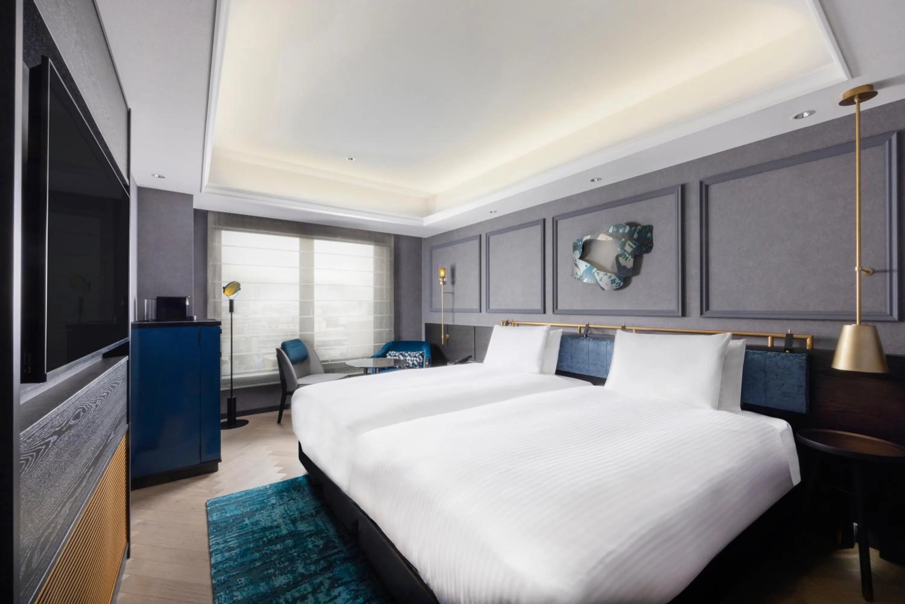 Bed in Mercure Tokyo Haneda Airport