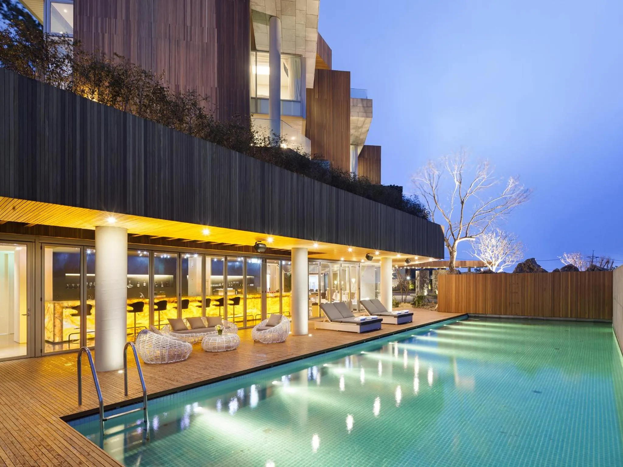 Patio in Bayhill Pool & Villa