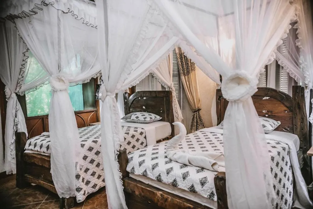 Bed in Selous Kinga Lodge