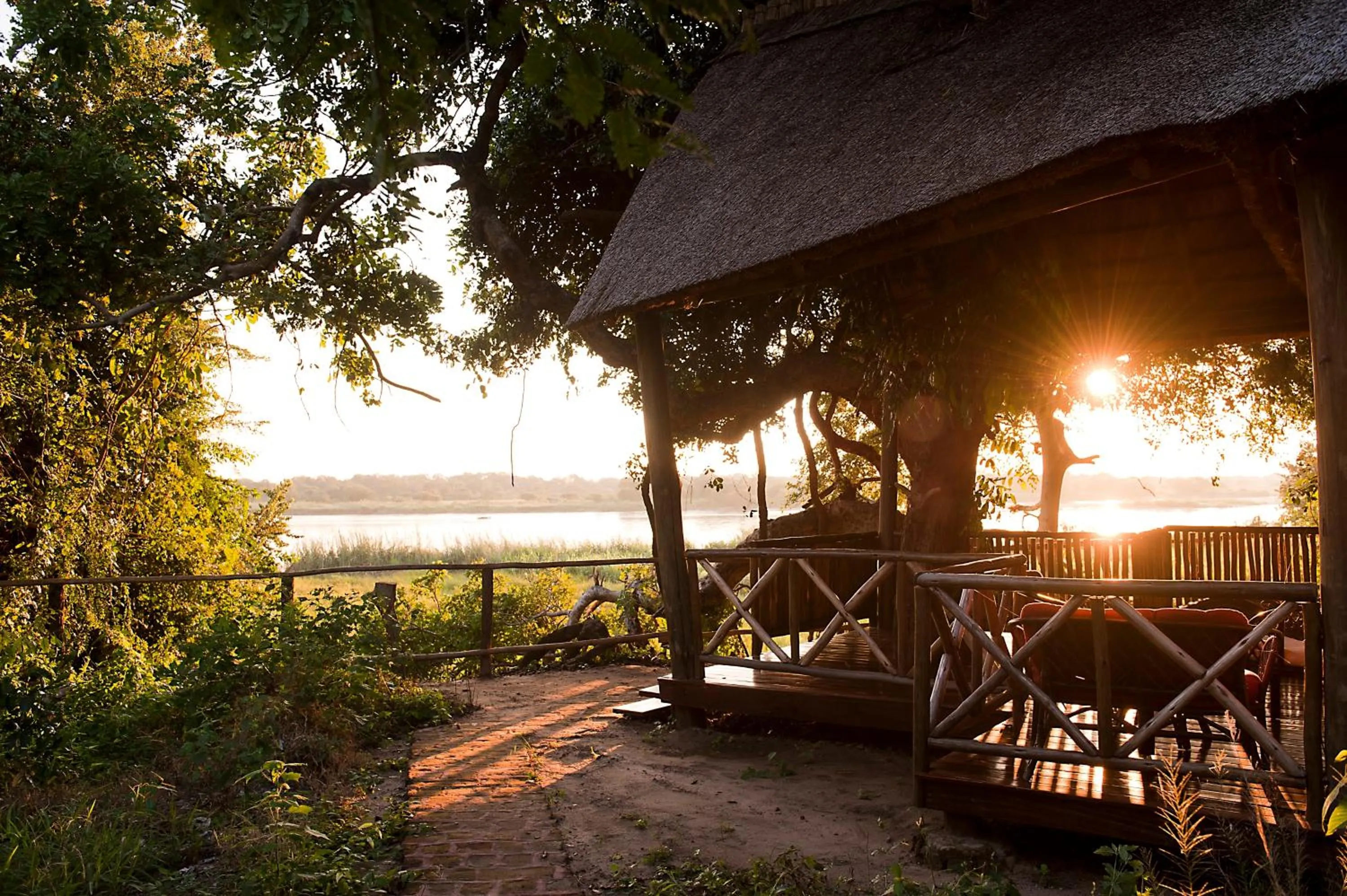 River view in Selous Kinga Lodge