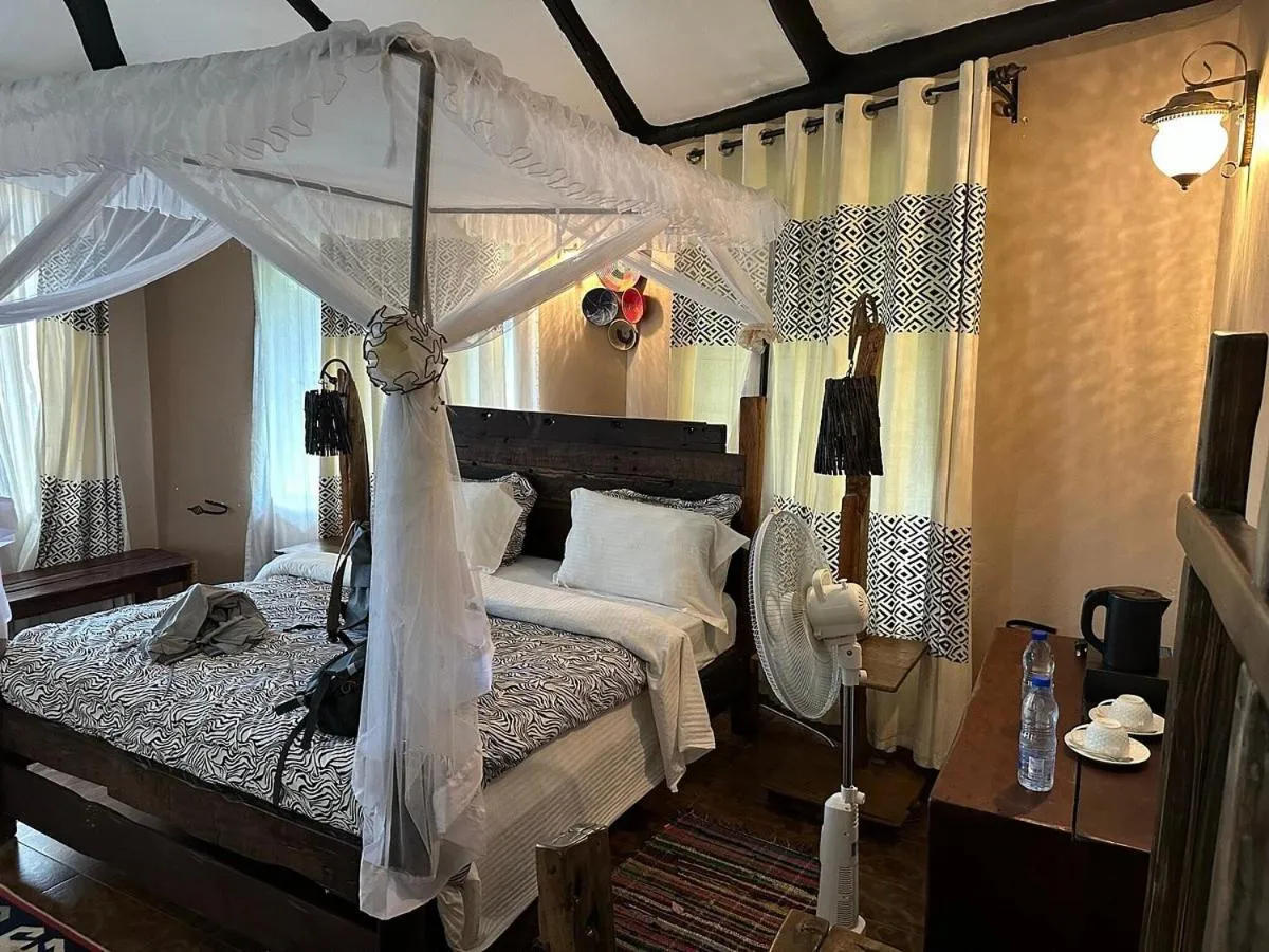 Bed in Selous Kinga Lodge