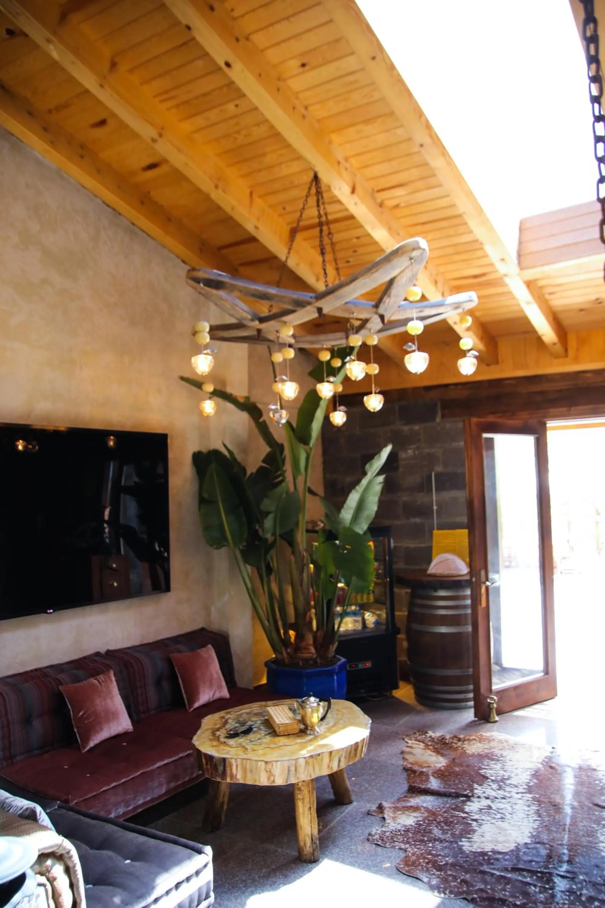 Lobby or reception in MAVİ AT HOTEL Blue Horse