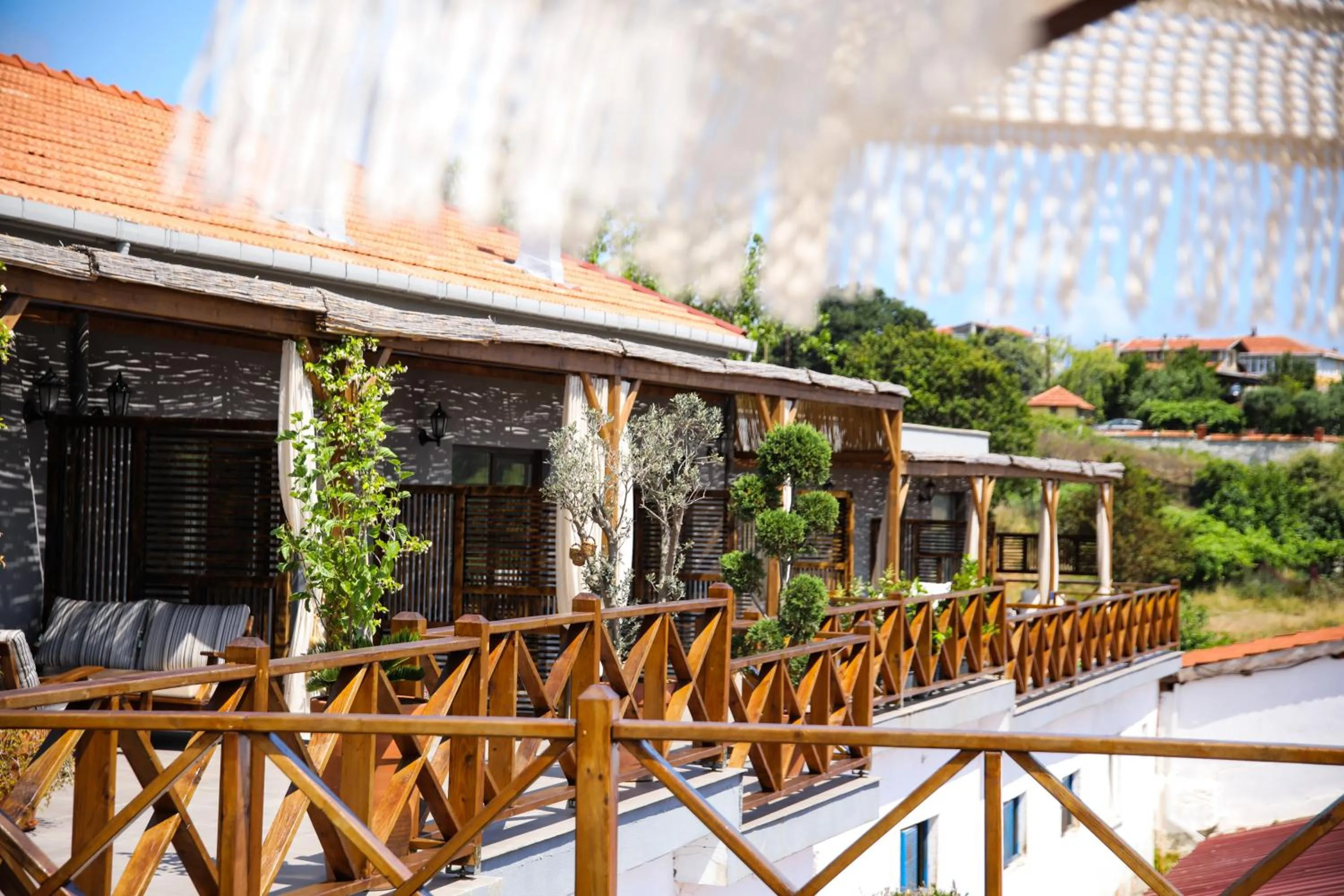 Balcony/Terrace in MAVİ AT HOTEL Blue Horse