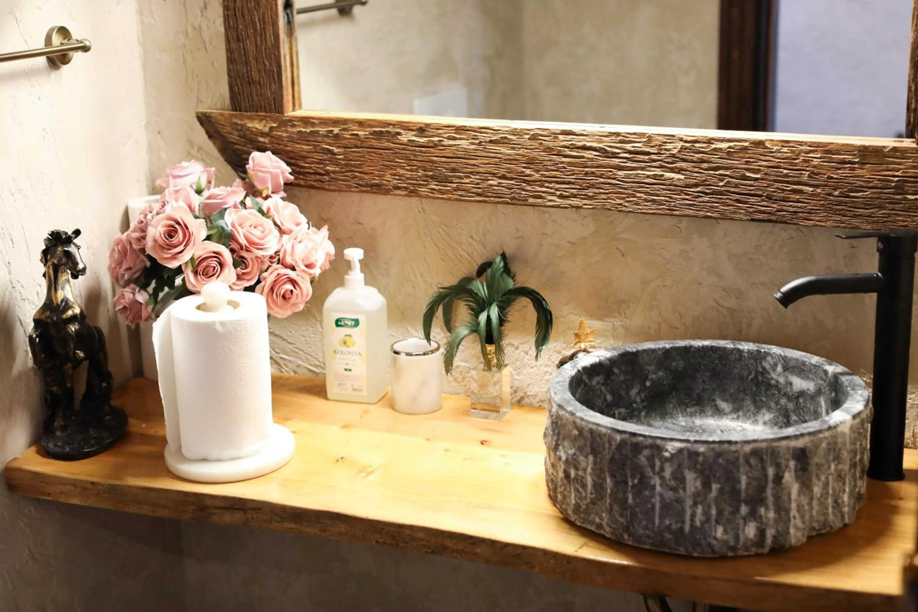 Lobby or reception in MAVİ AT HOTEL Blue Horse