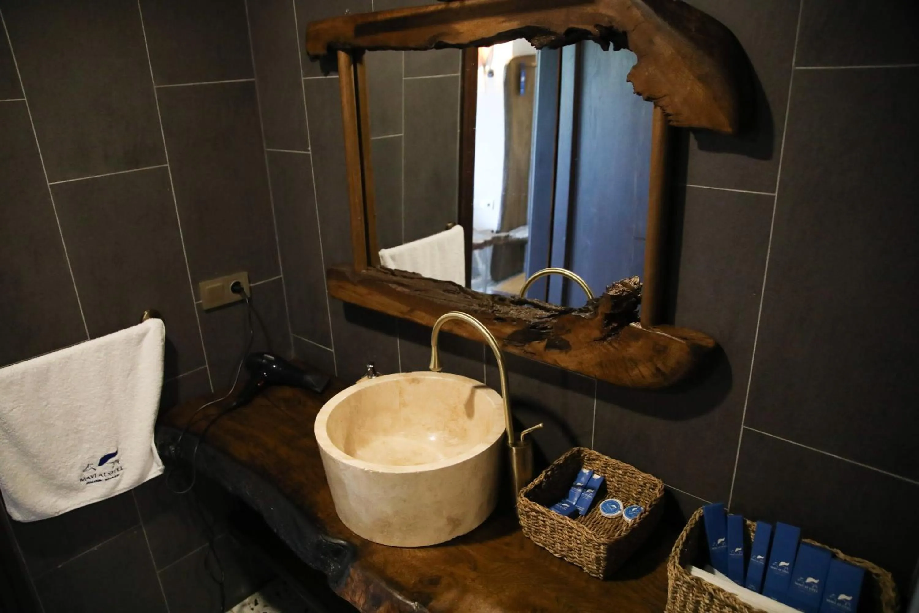 Bathroom in MAVİ AT HOTEL Blue Horse