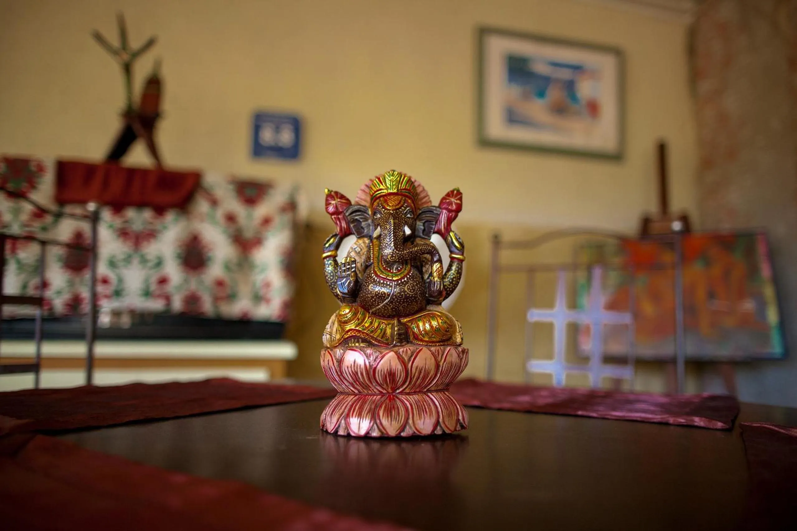 Living room in B&B Le Clos des Cigales