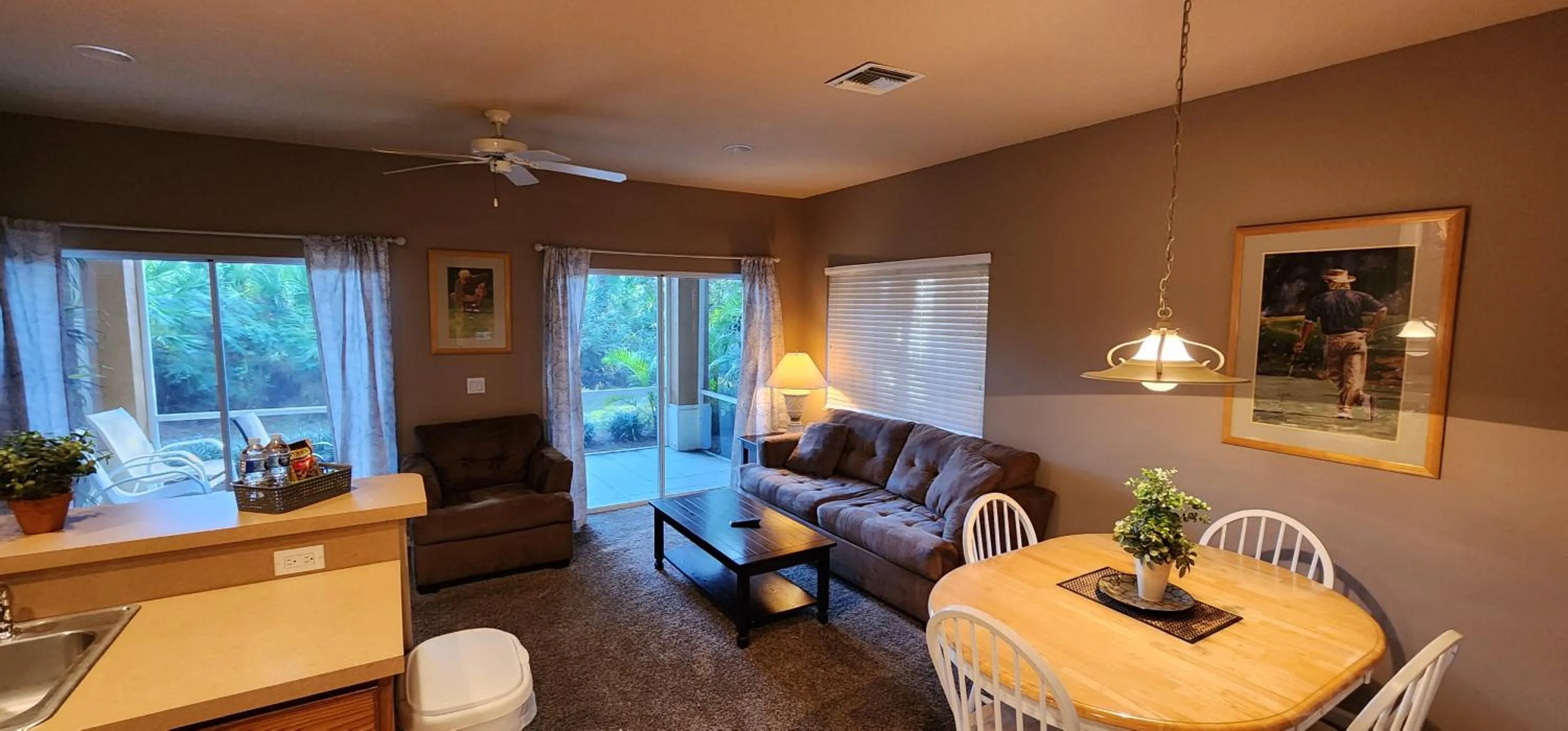 Living room in Right Direction Rentals