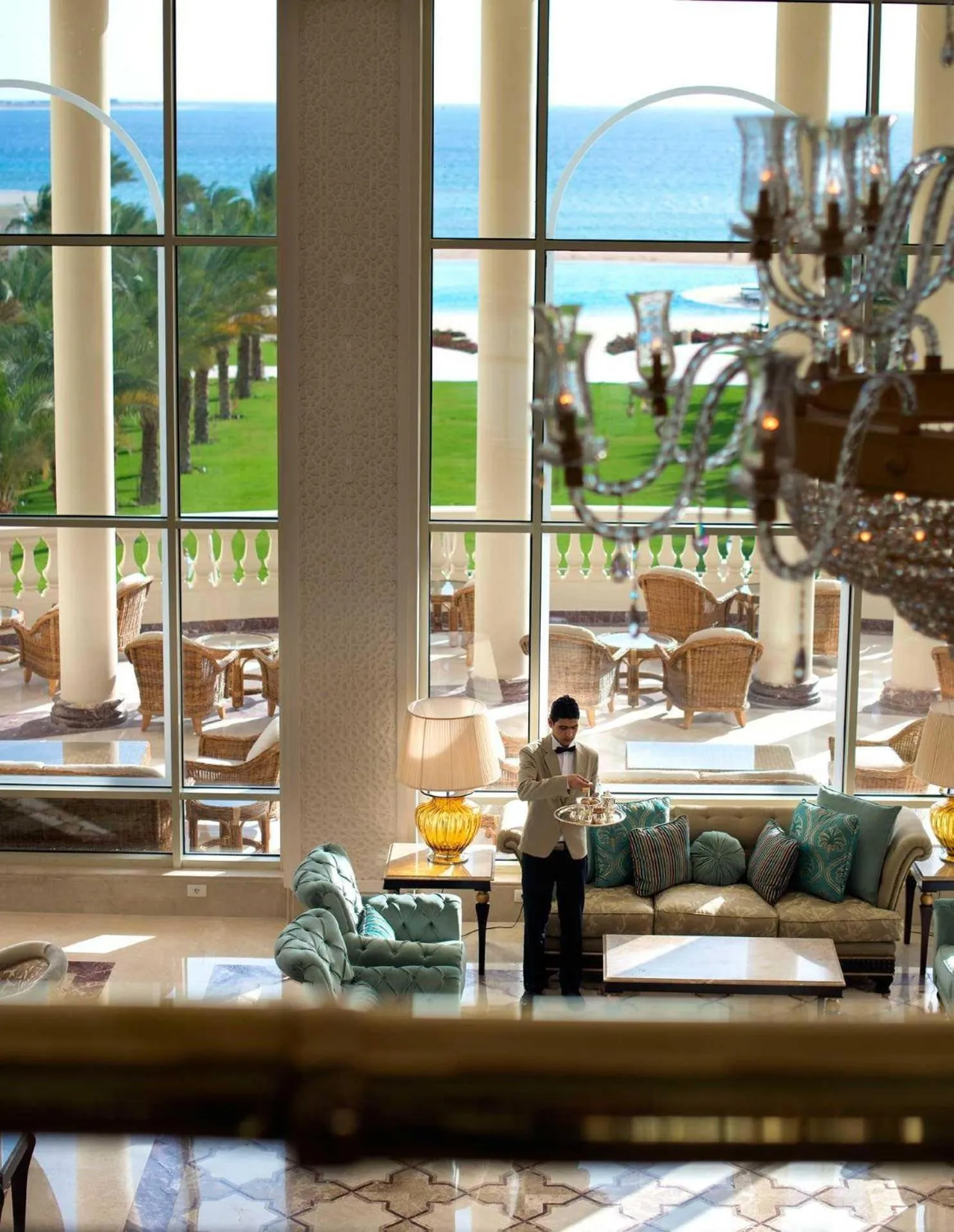 Lobby or reception in Baron Palace Sahl Hasheesh