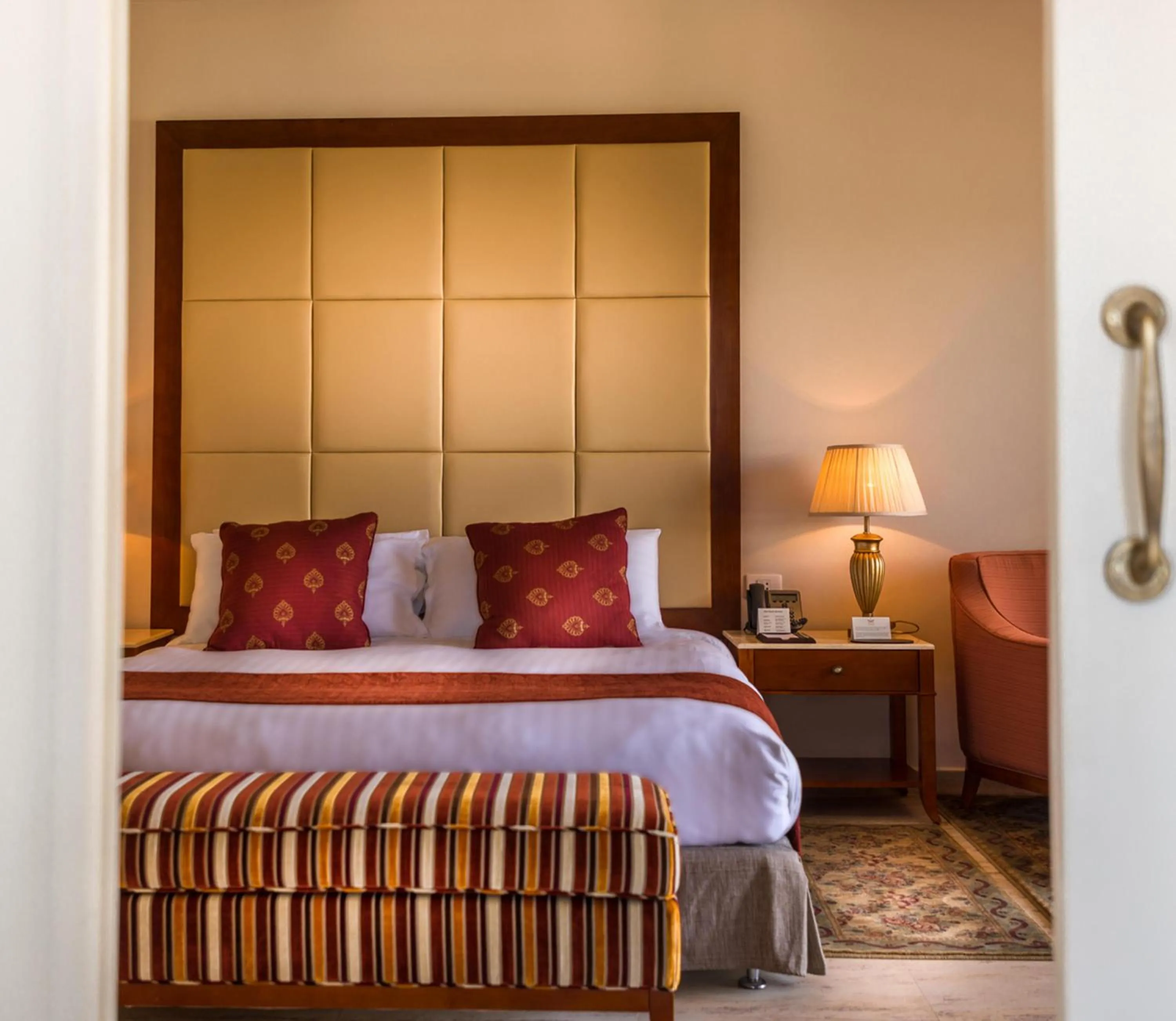 View (from property/room), Bed in Baron Palace Sahl Hasheesh