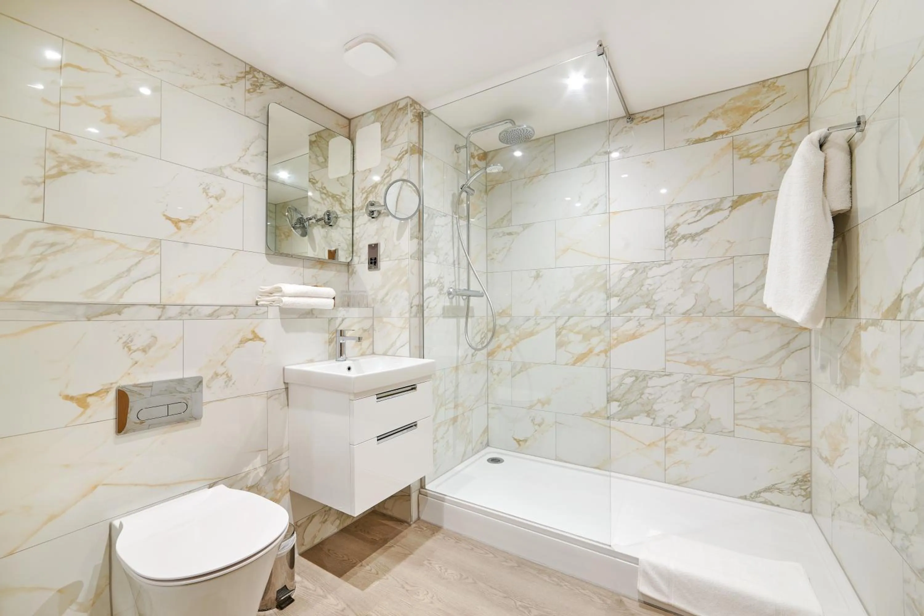 Shower in Milford Hall Salisbury