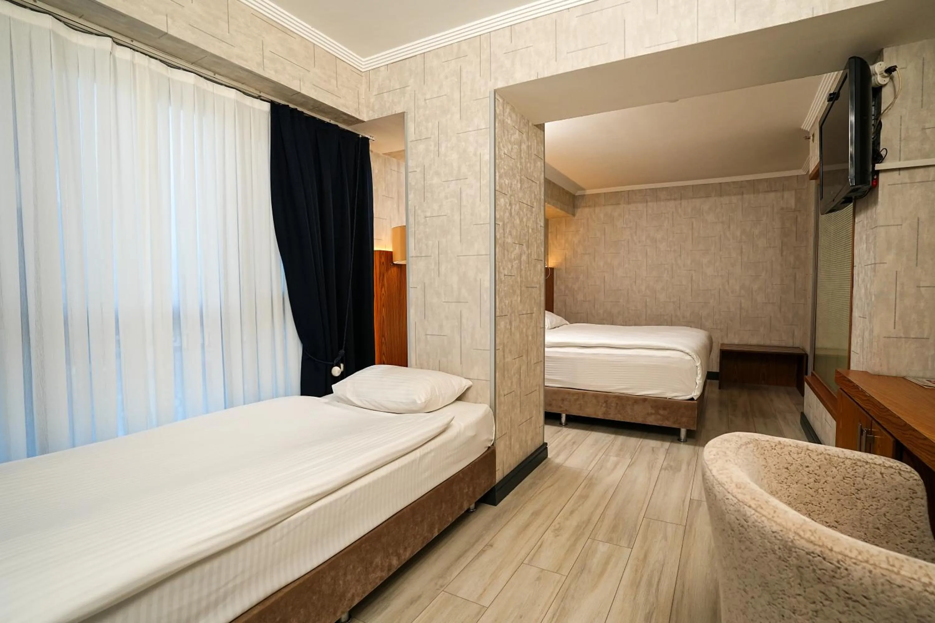 Photo of the whole room, Bed in NK Hotel