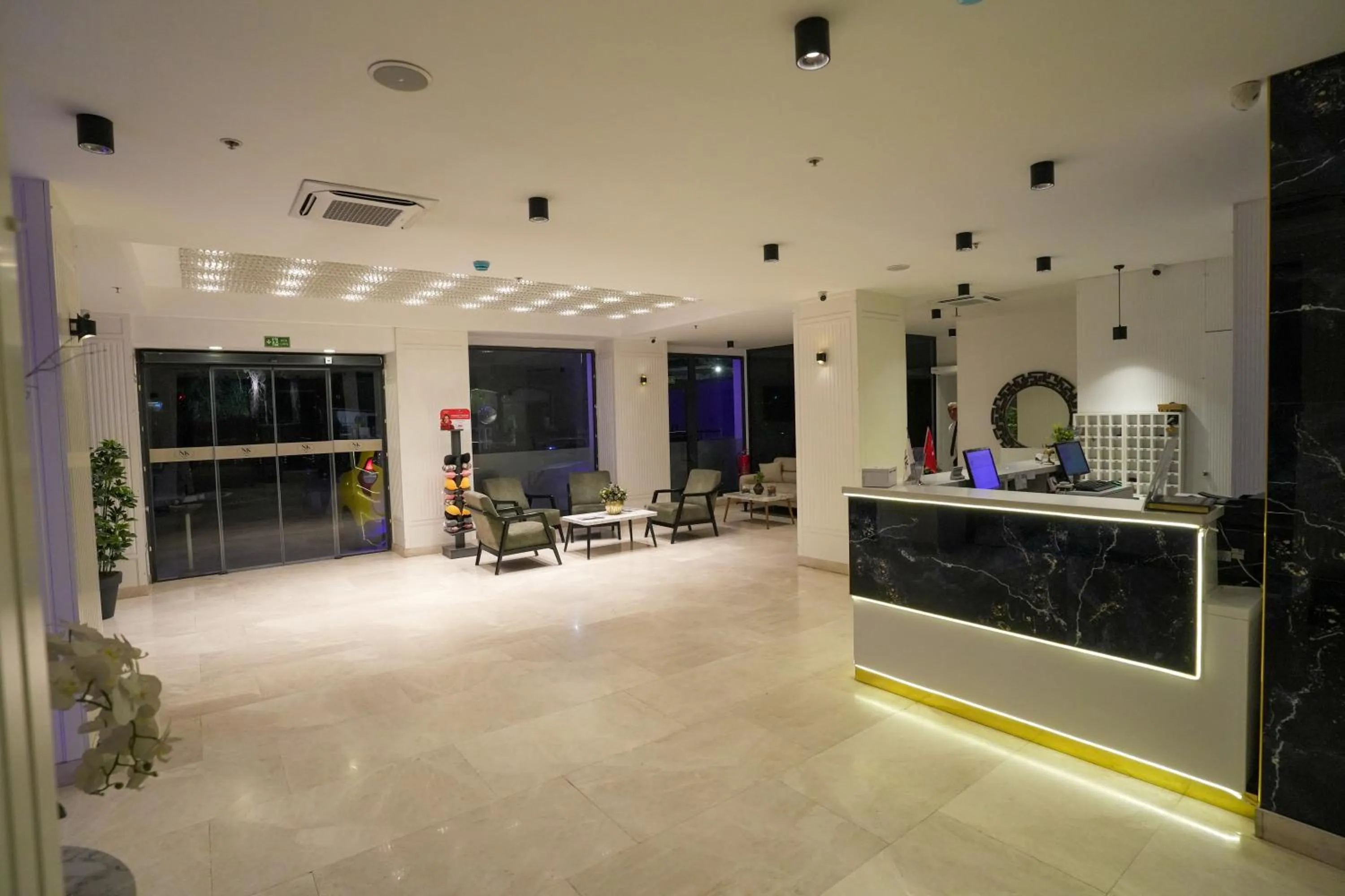 Lobby or reception in NK Hotel