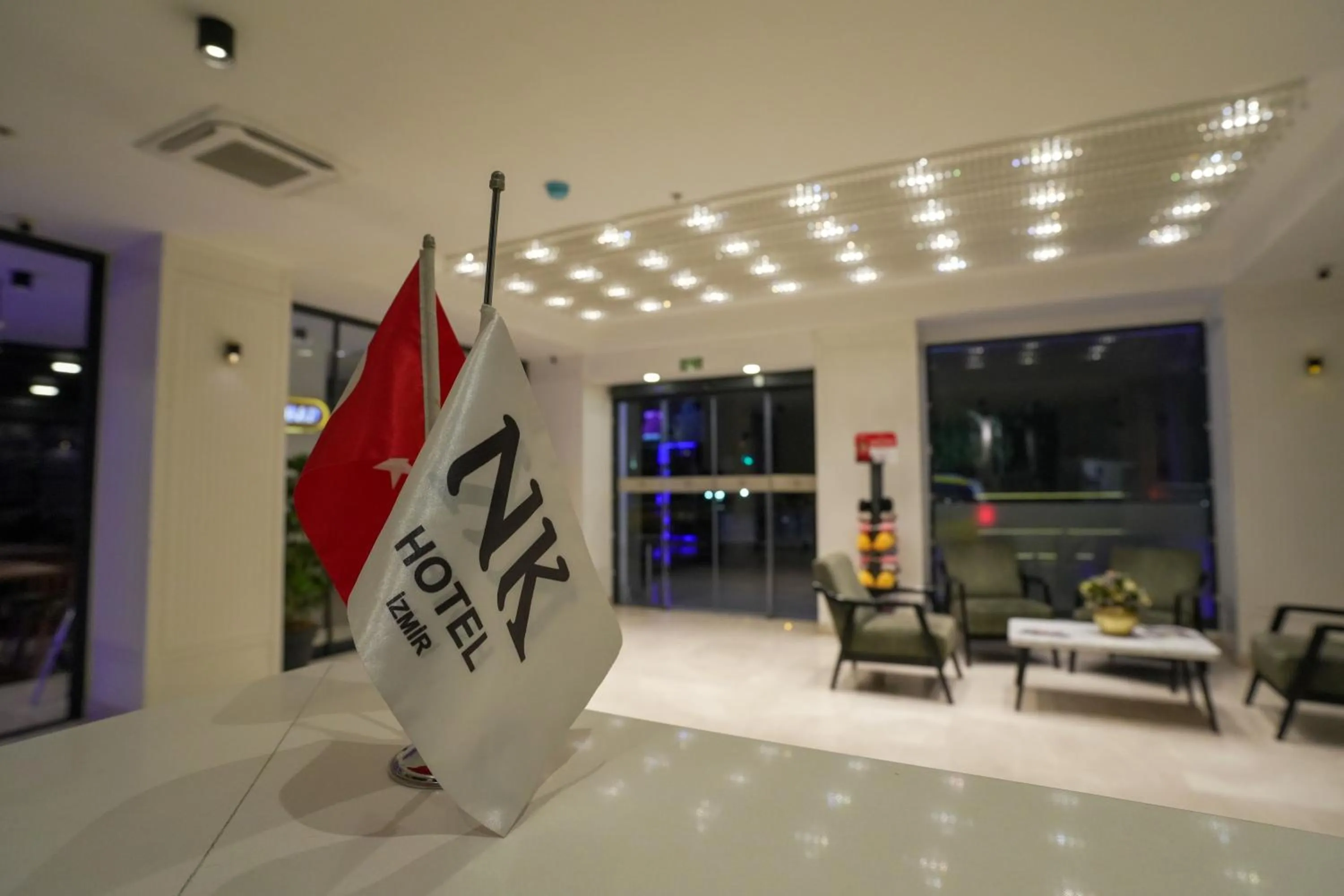 Lobby or reception in NK Hotel