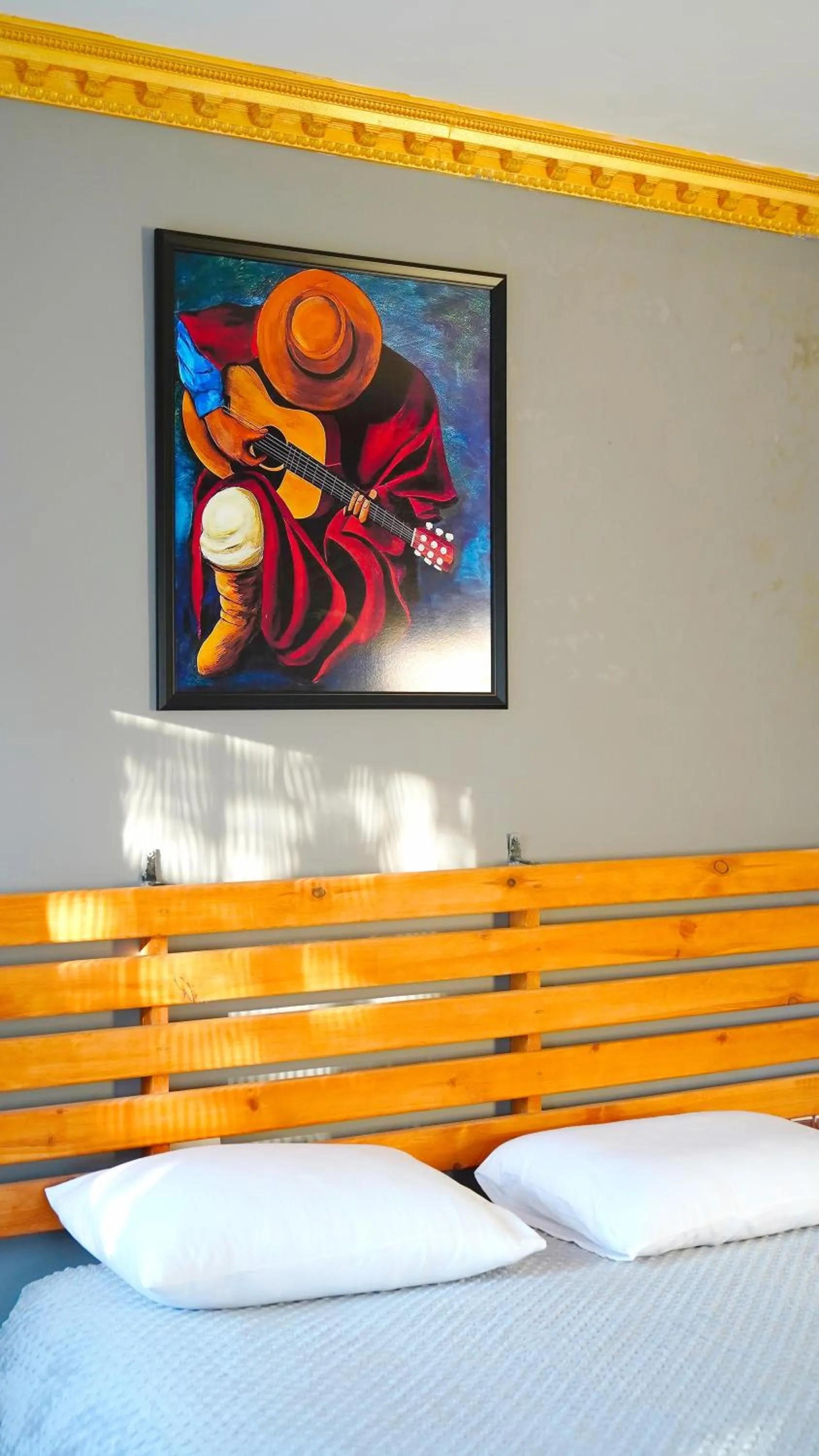 Bed in Alpha Stone House