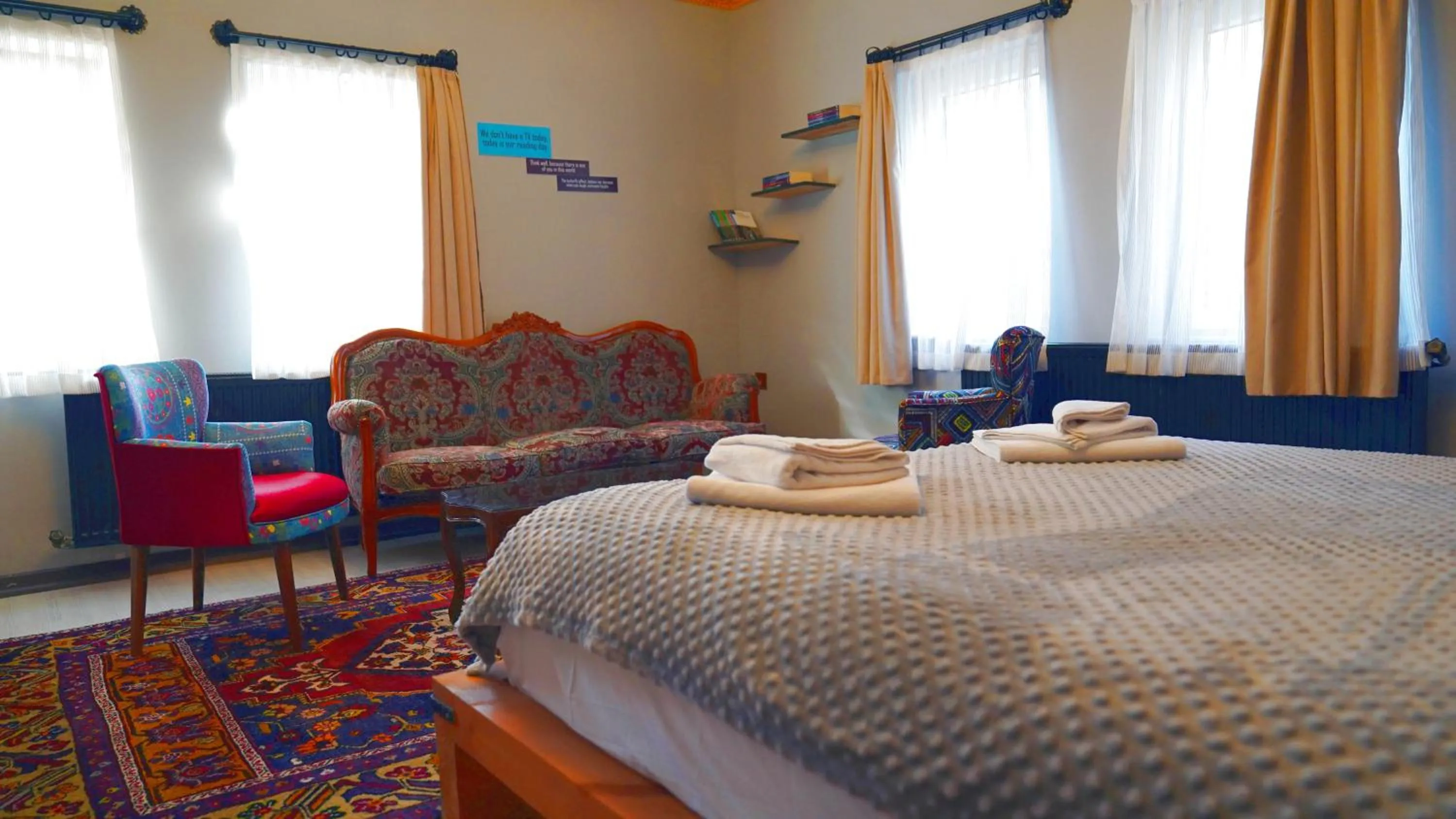 Bed in Alpha Stone House