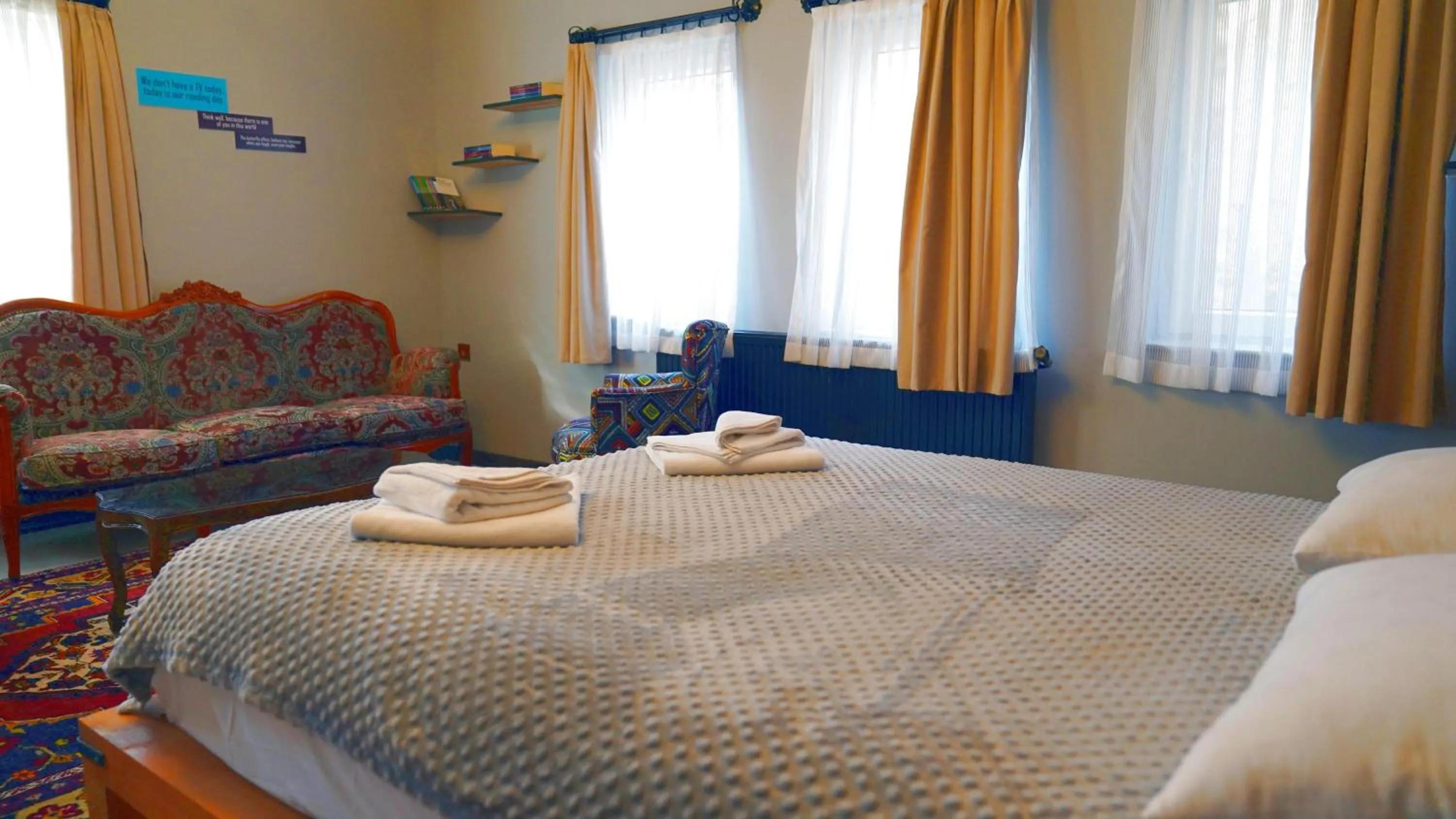 Bed in Alpha Stone House