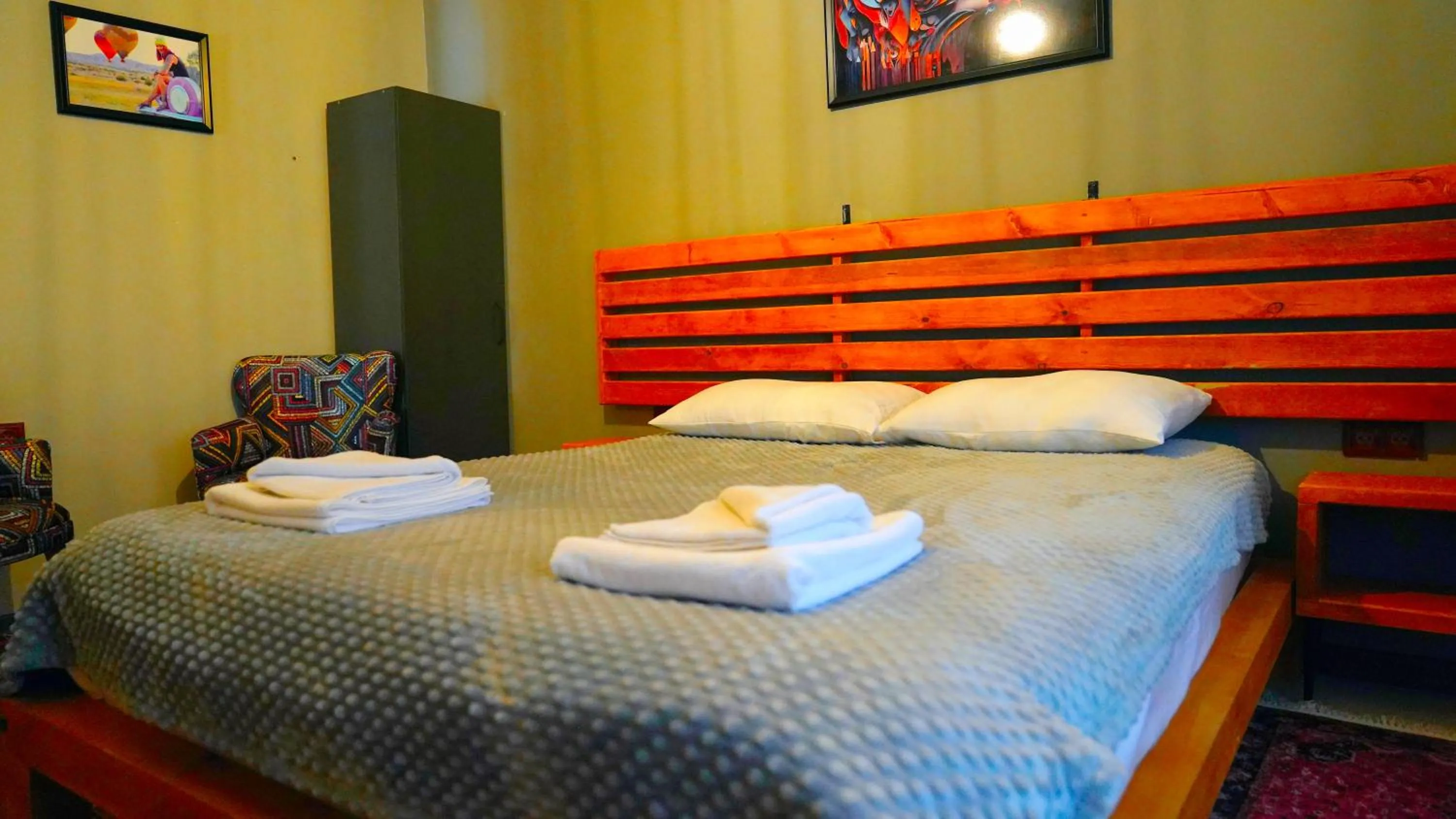 Bed in Alpha Stone House