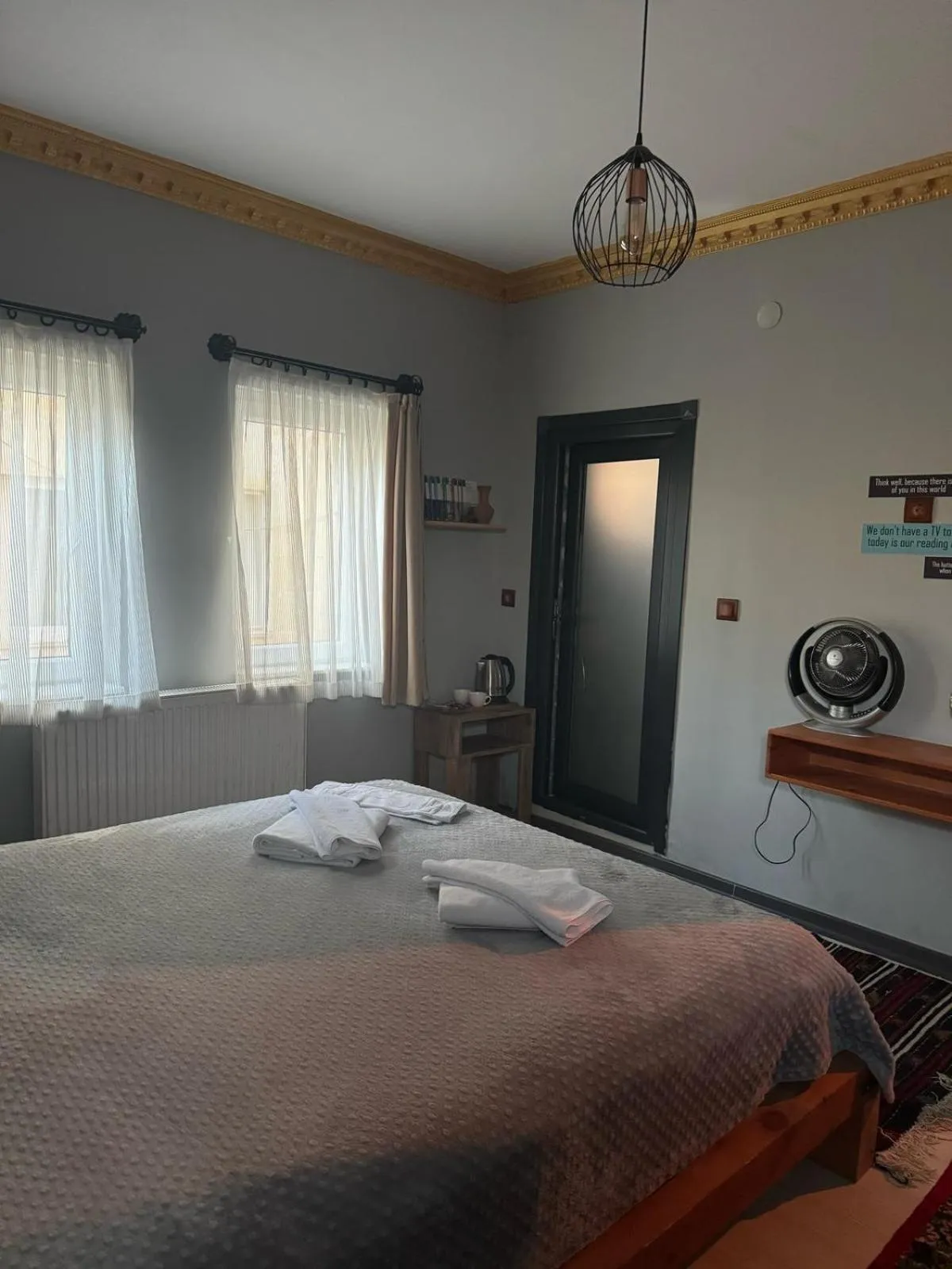 Bed in Alpha Stone House