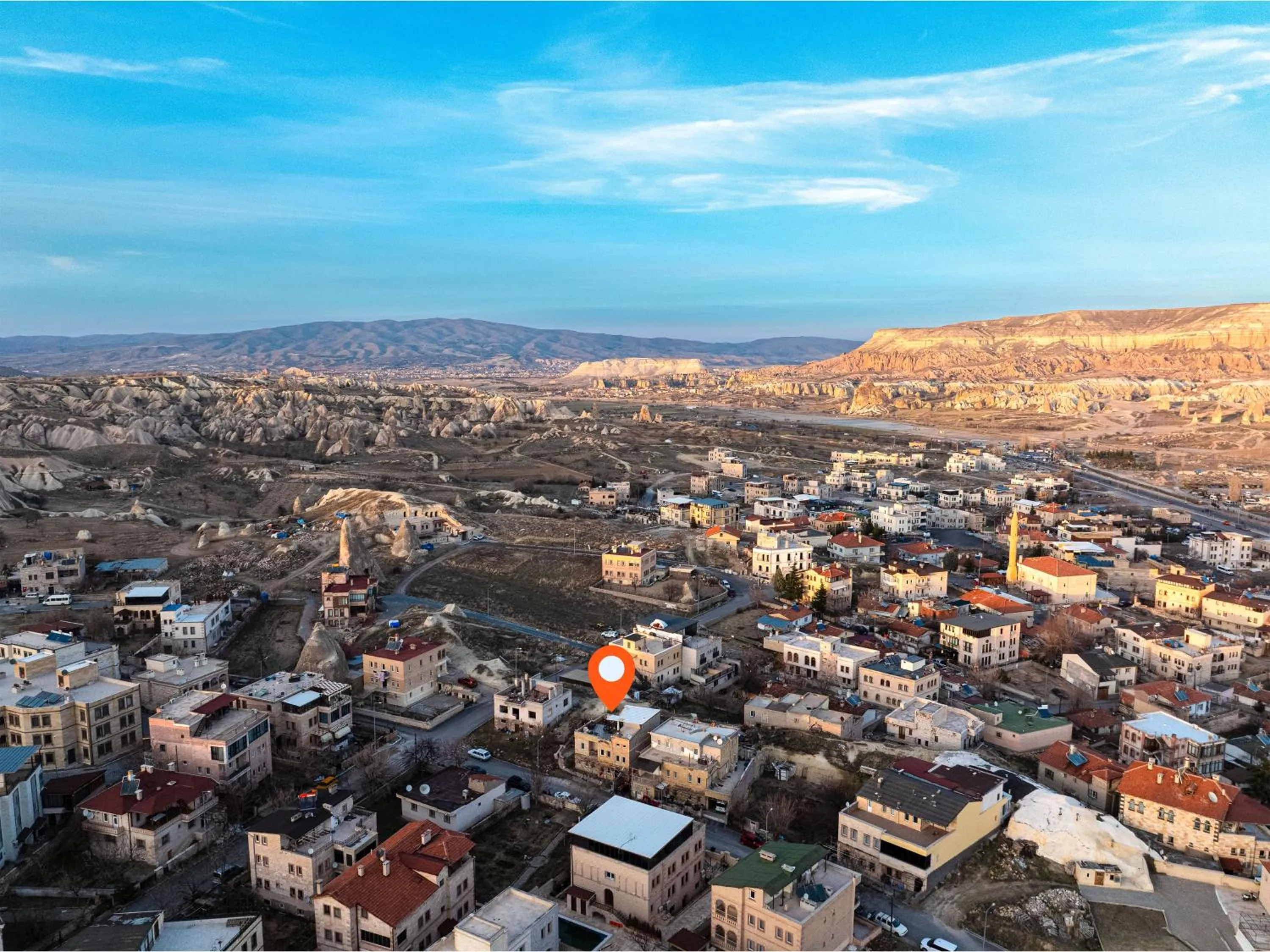 Bird's eye view in Alpha Stone House