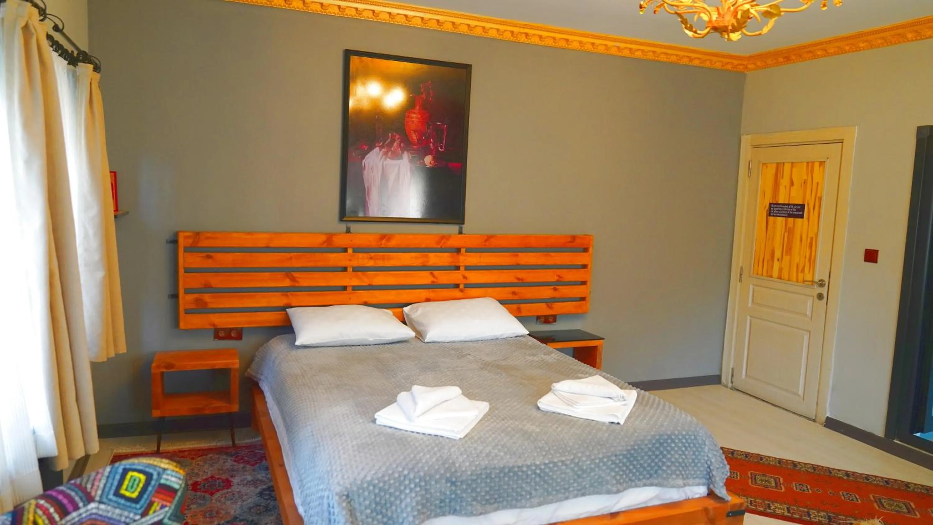 Bed in Alpha Stone House