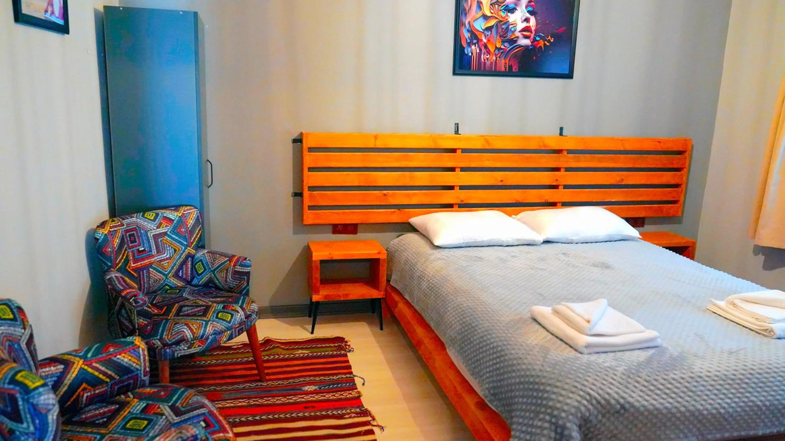 Bed in Alpha Stone House