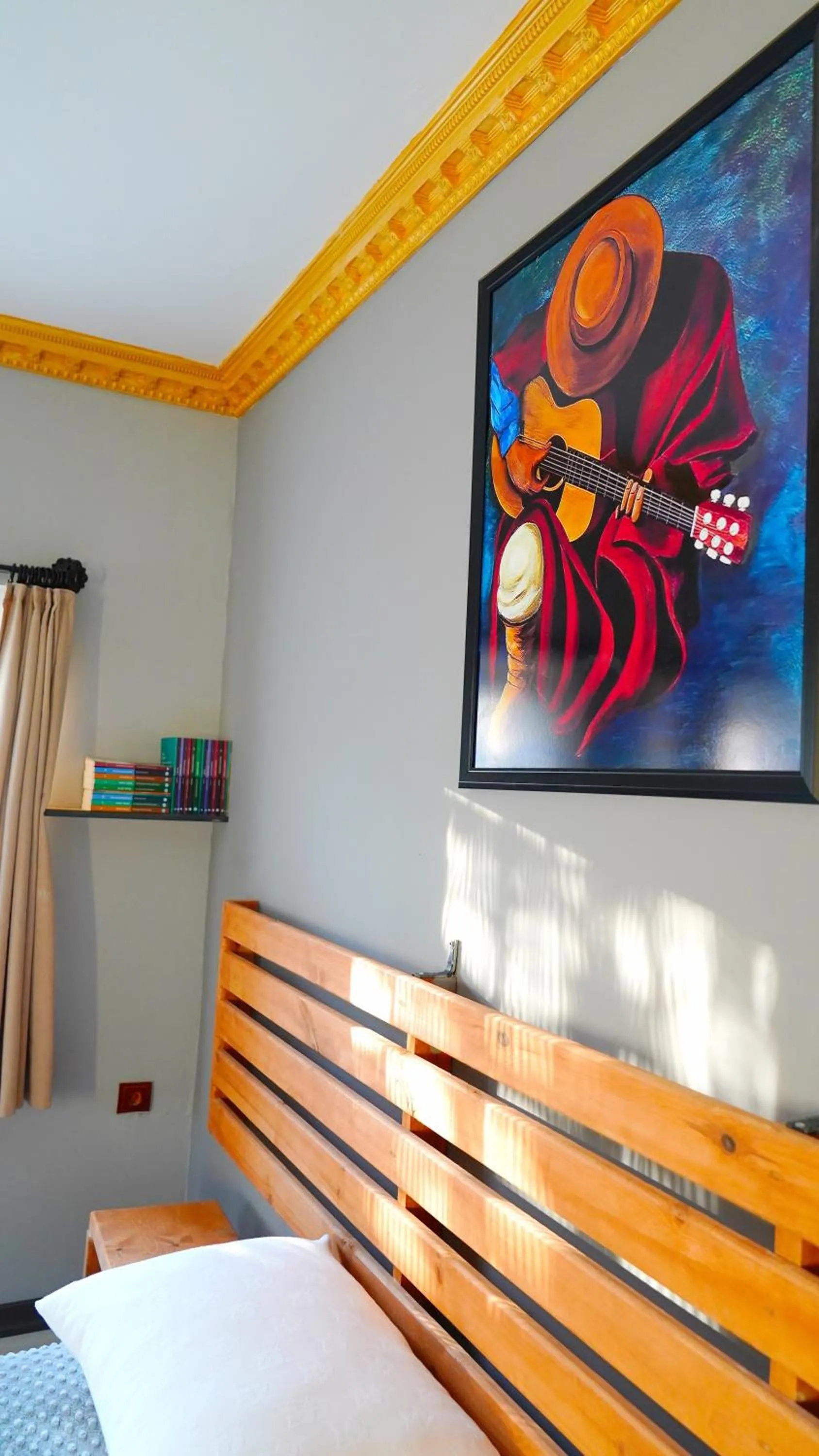 Bed in Alpha Stone House