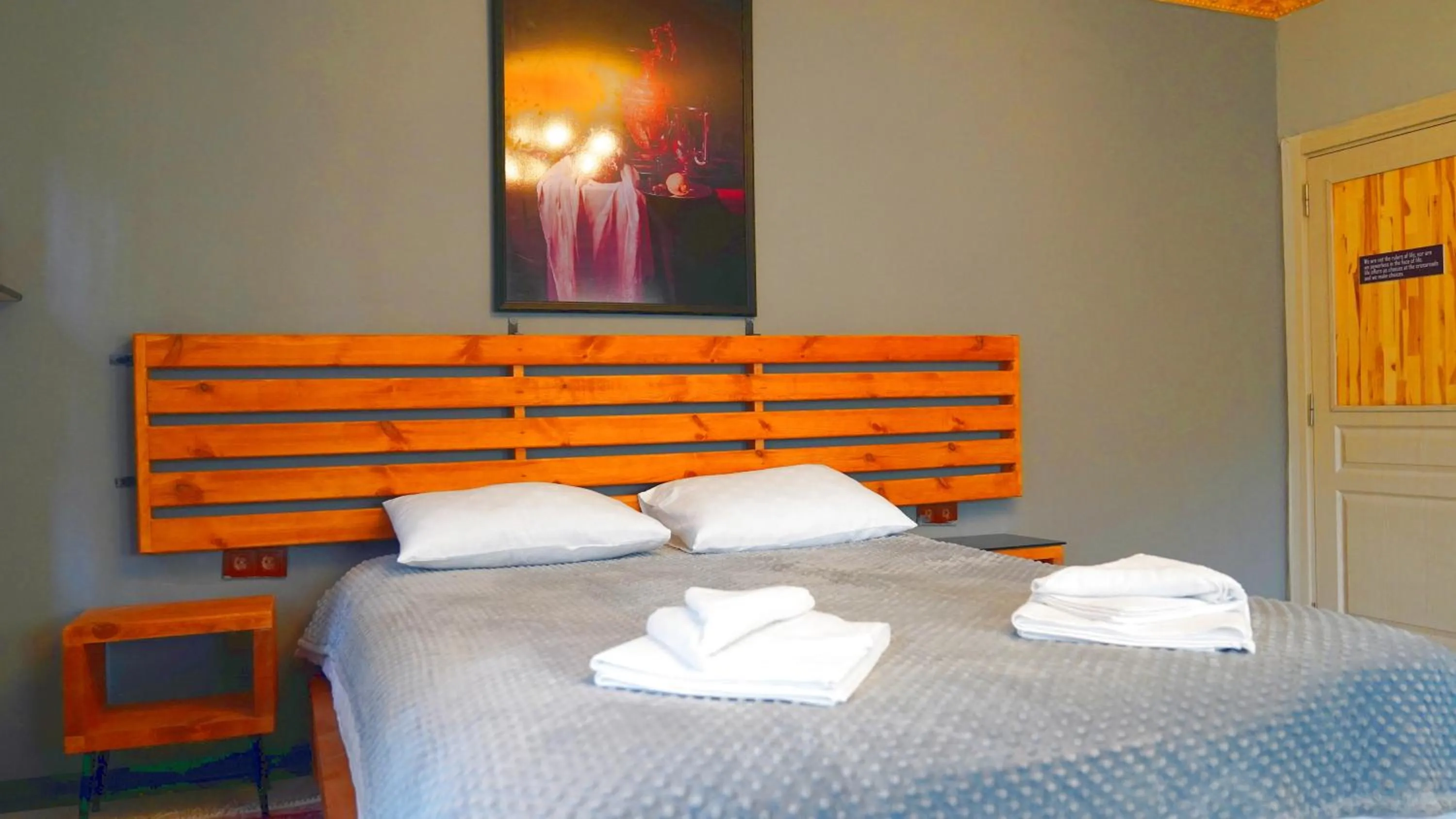 Bed in Alpha Stone House