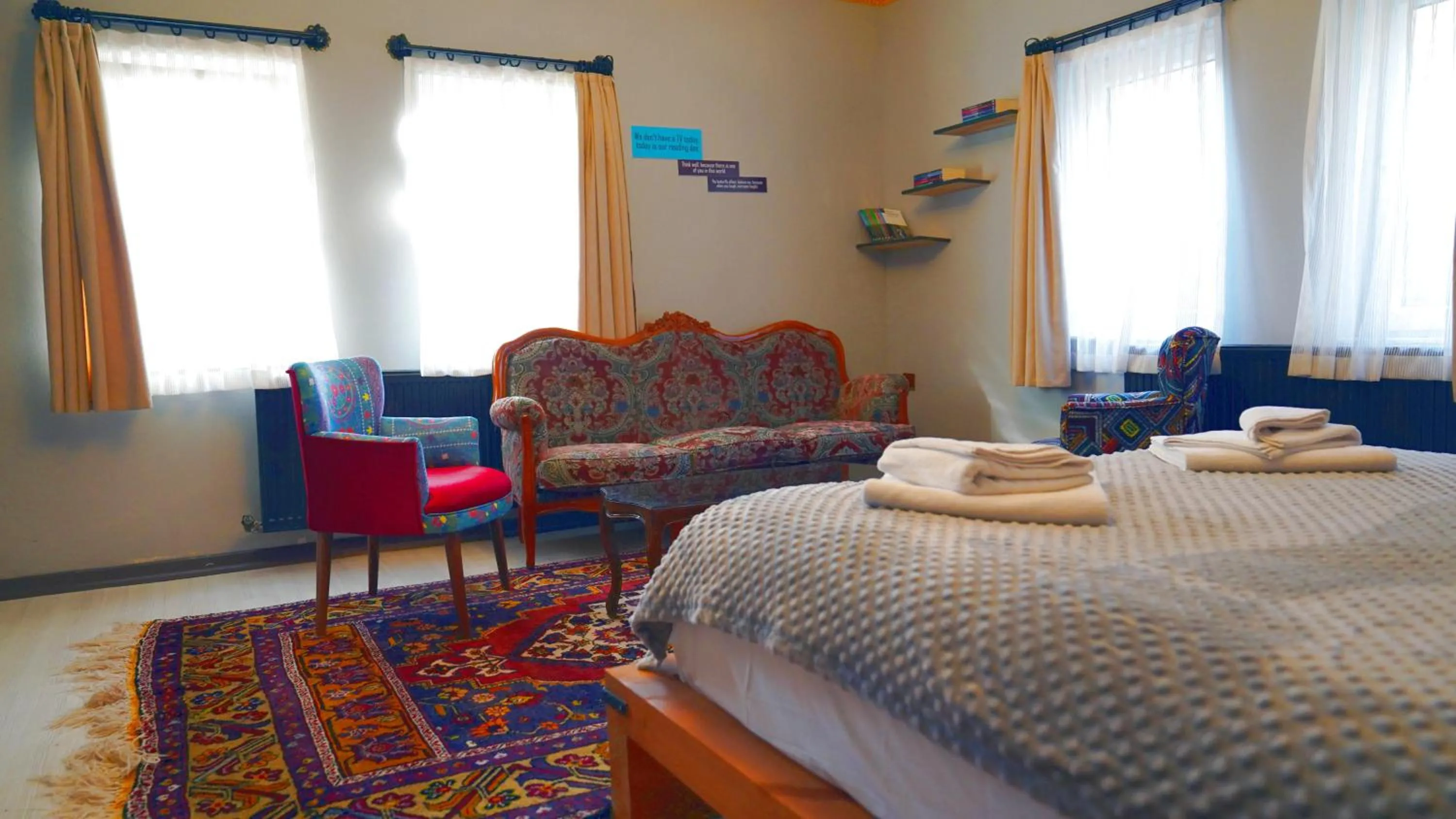 Bed in Alpha Stone House