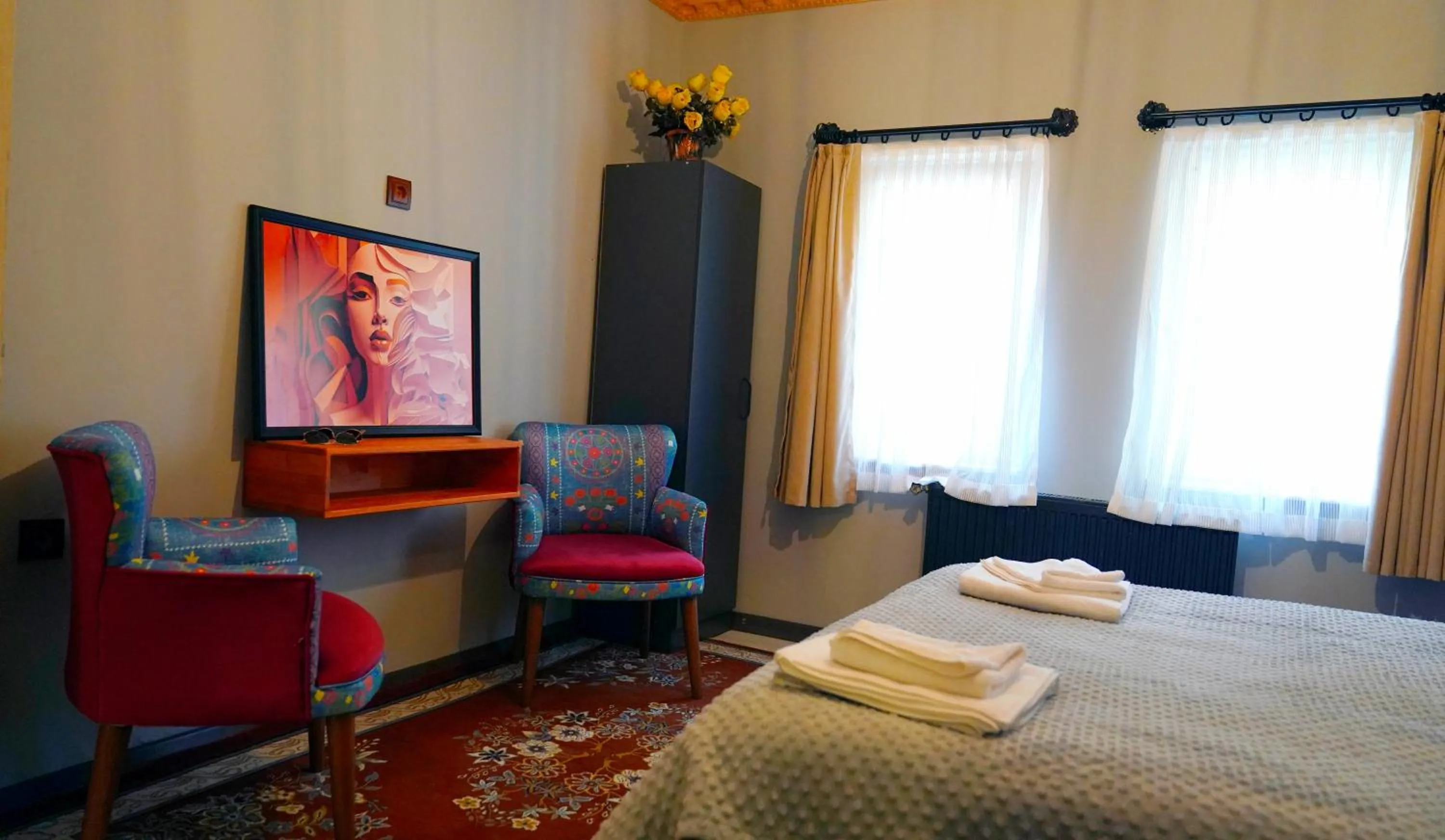 Bed in Alpha Stone House