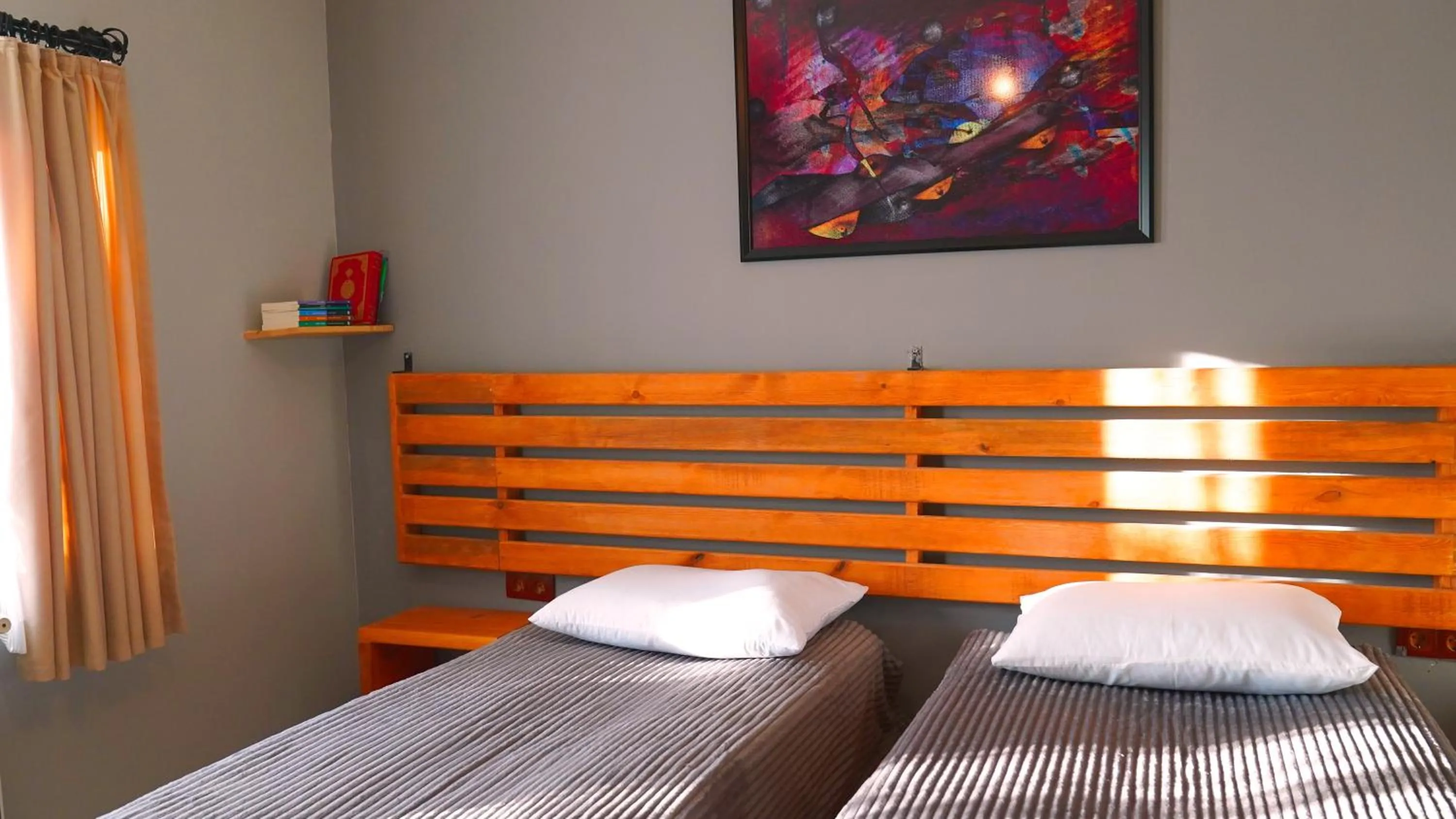 Bed in Alpha Stone House