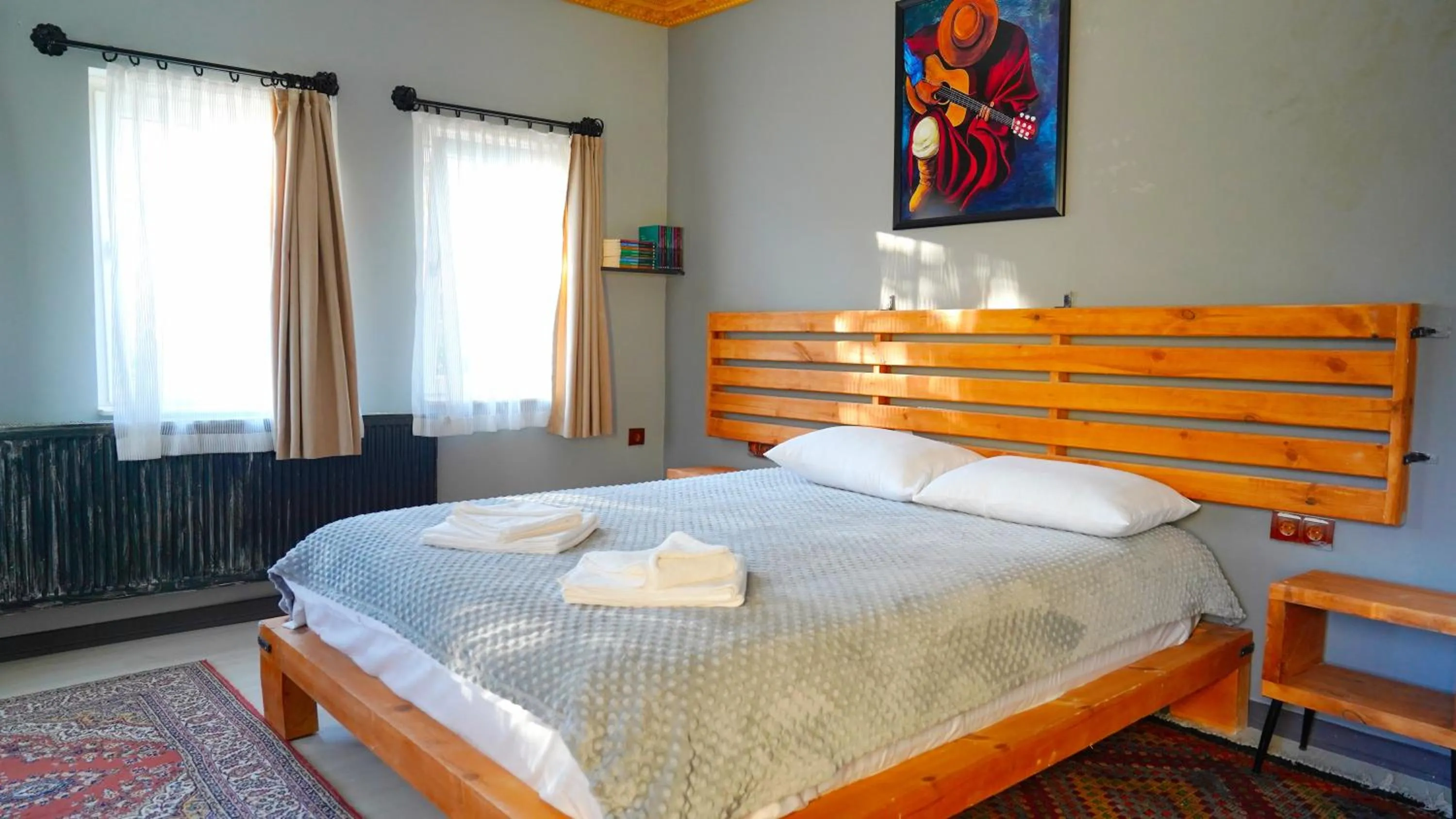 Bed in Alpha Stone House