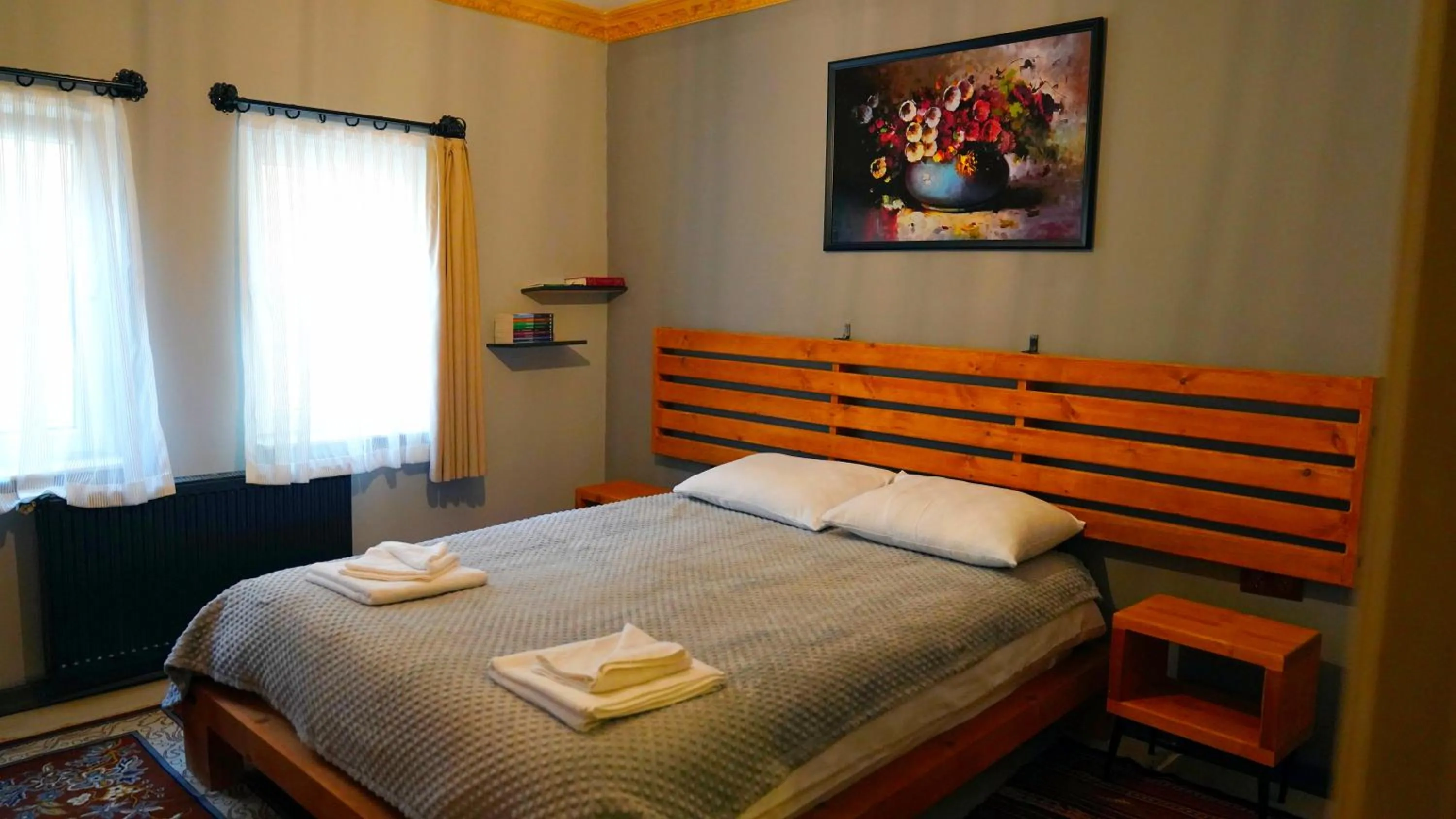 Bed in Alpha Stone House